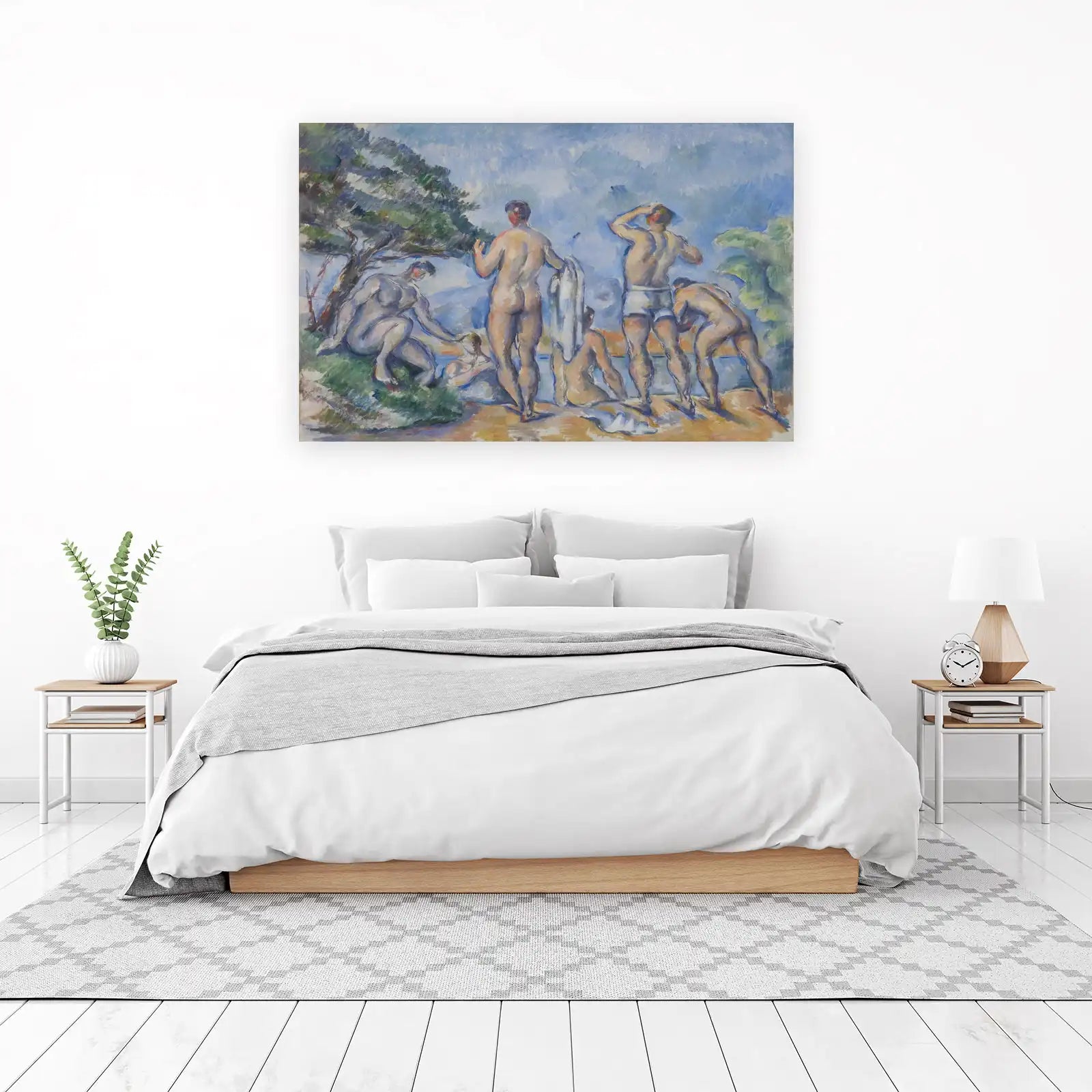 Classic Bathers Landscape Wall Art