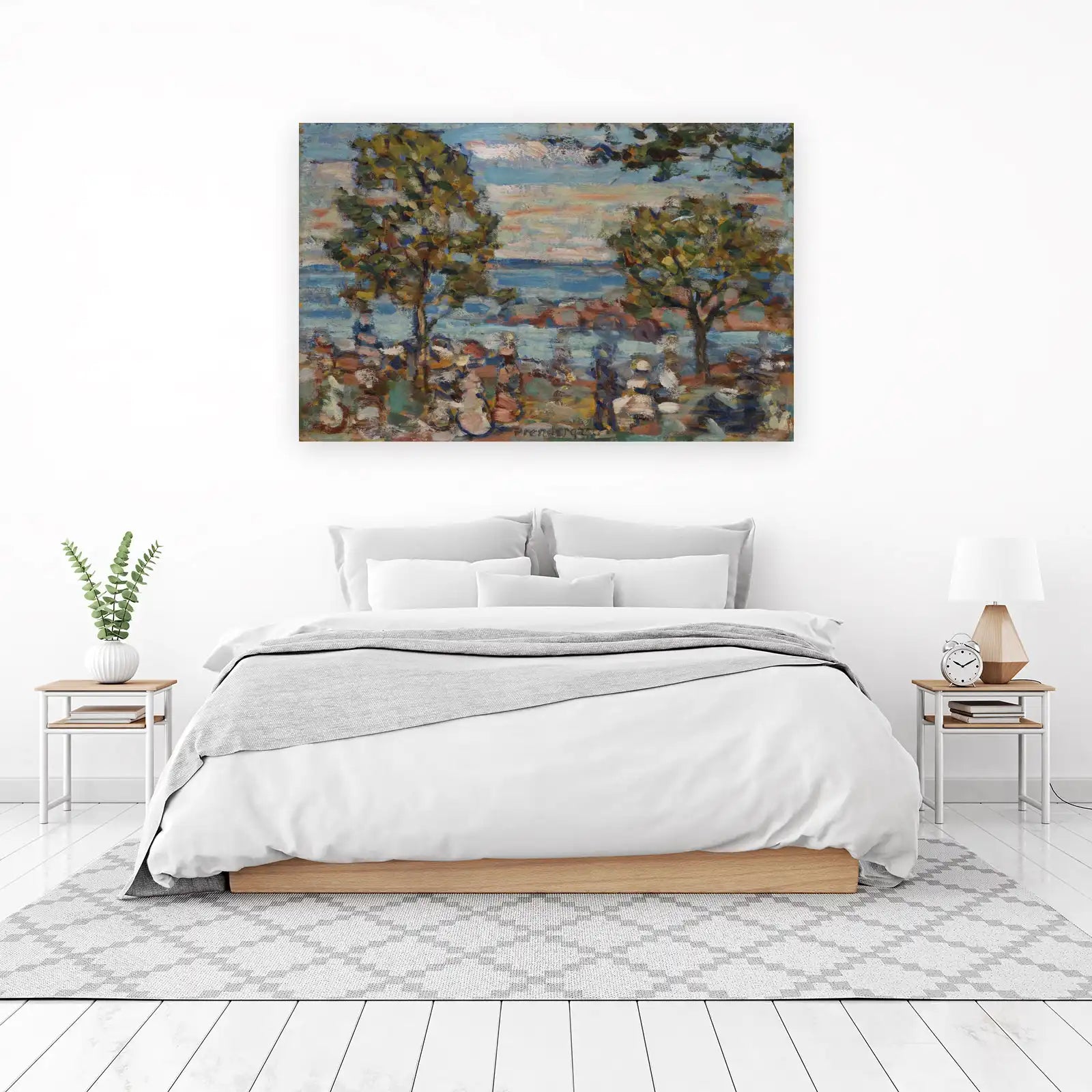 Impressionist Seaside Gathering Wall Art