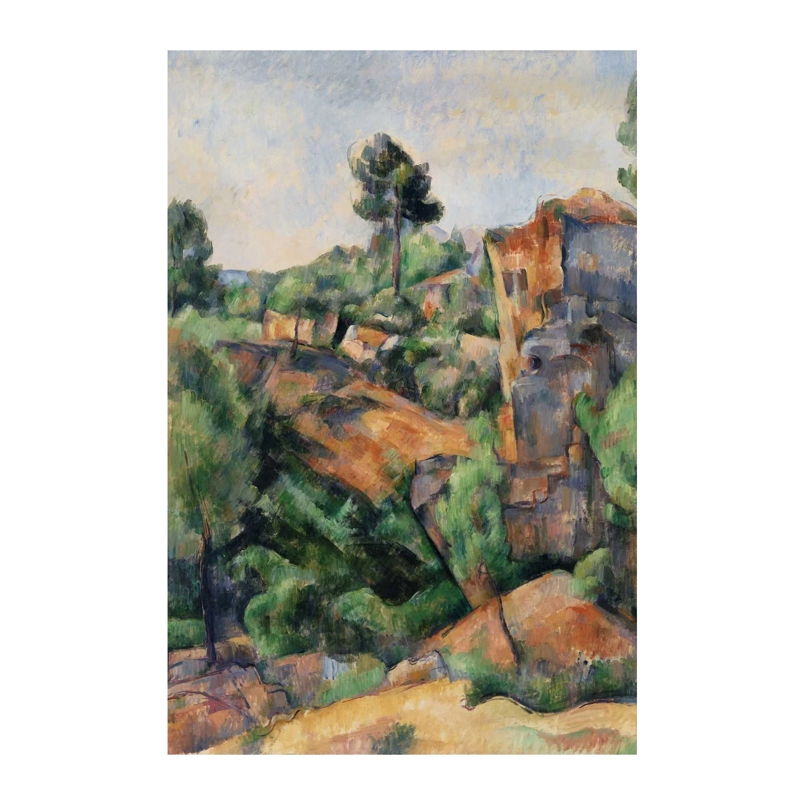 Provence Landscape Painting Wall Art