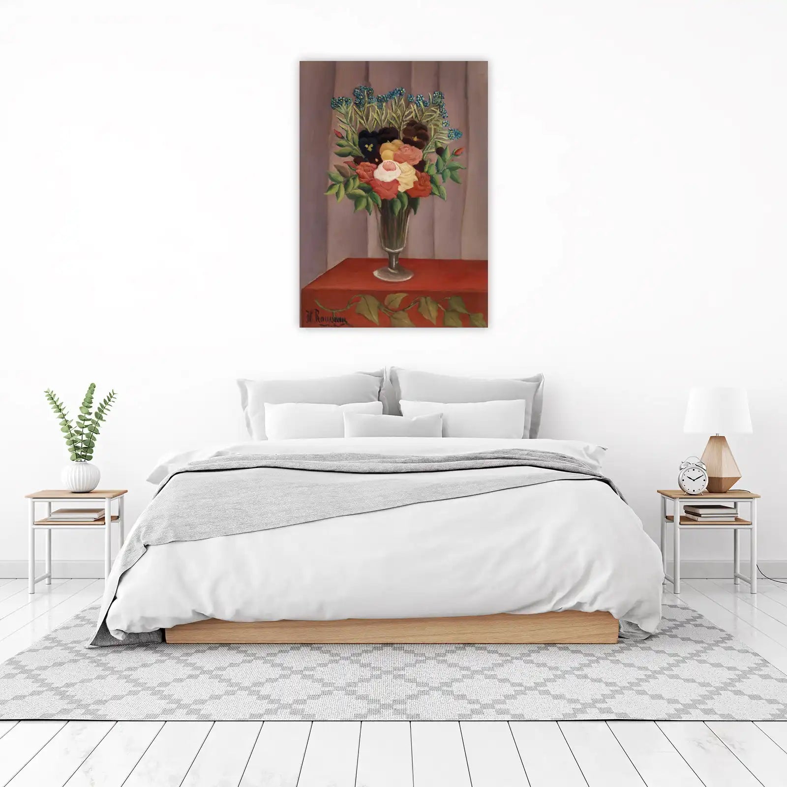 Vibrant Floral Still Life Wall Art