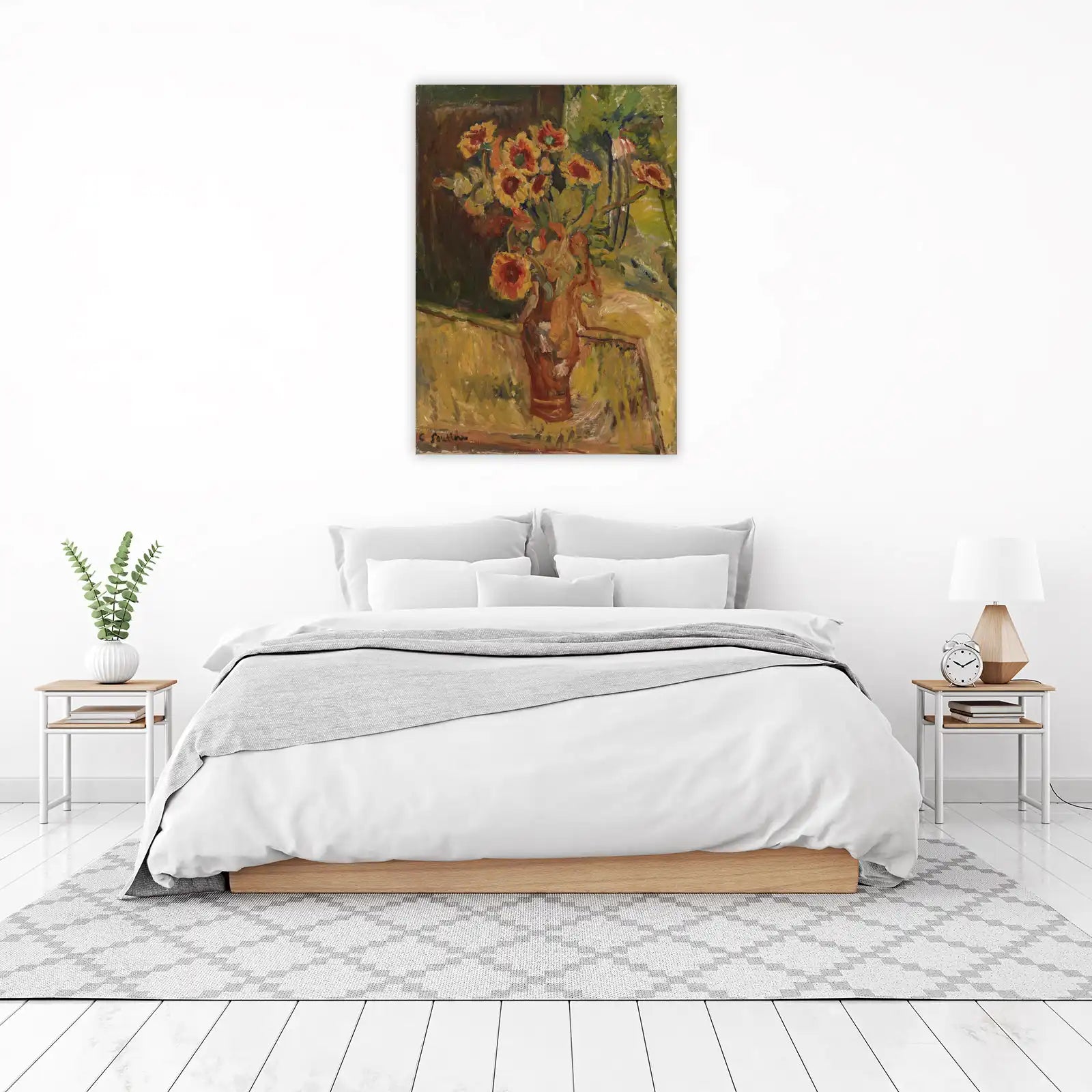 Vibrant Sunflowers Still Life Wall Art