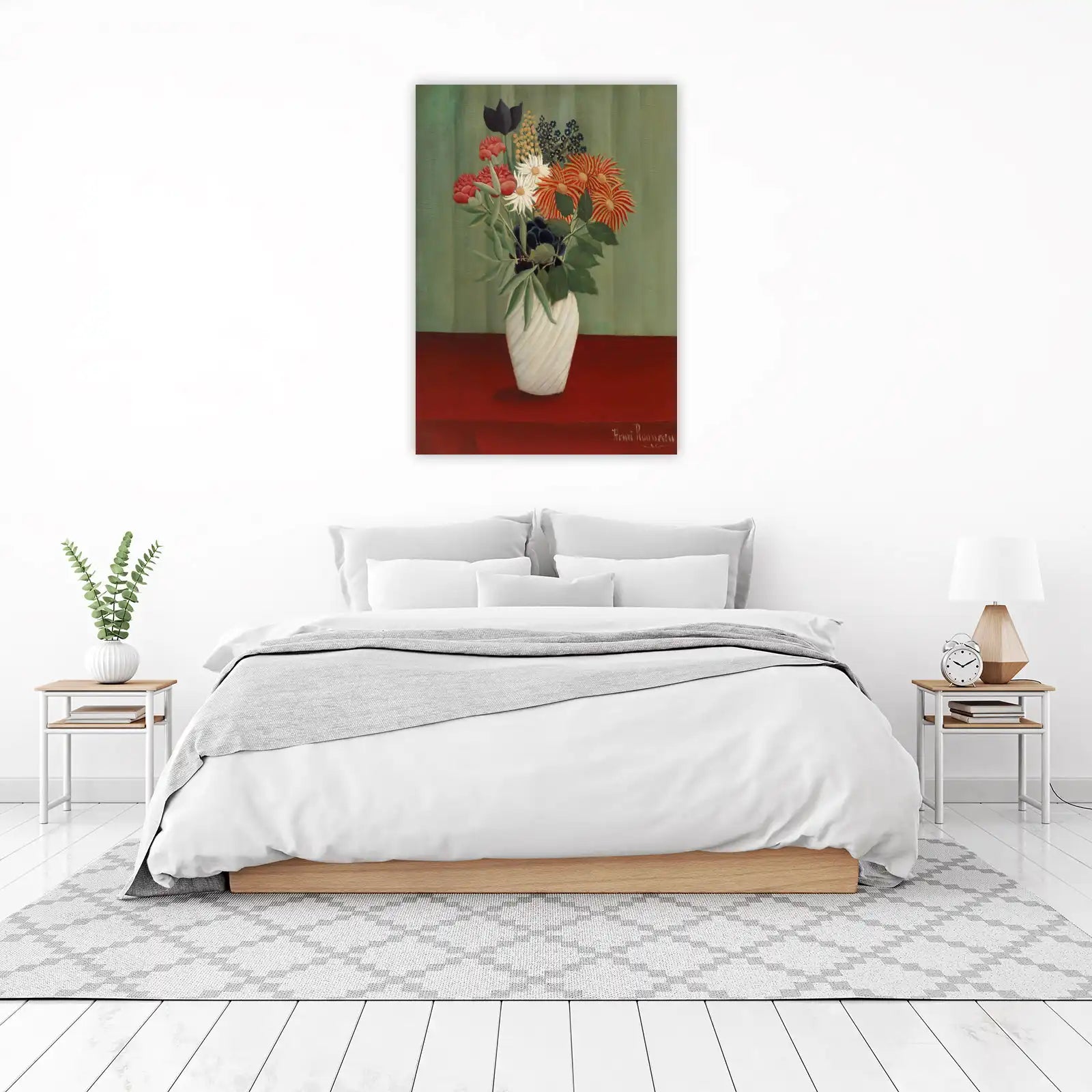 Vibrant Floral Still Life Wall Art