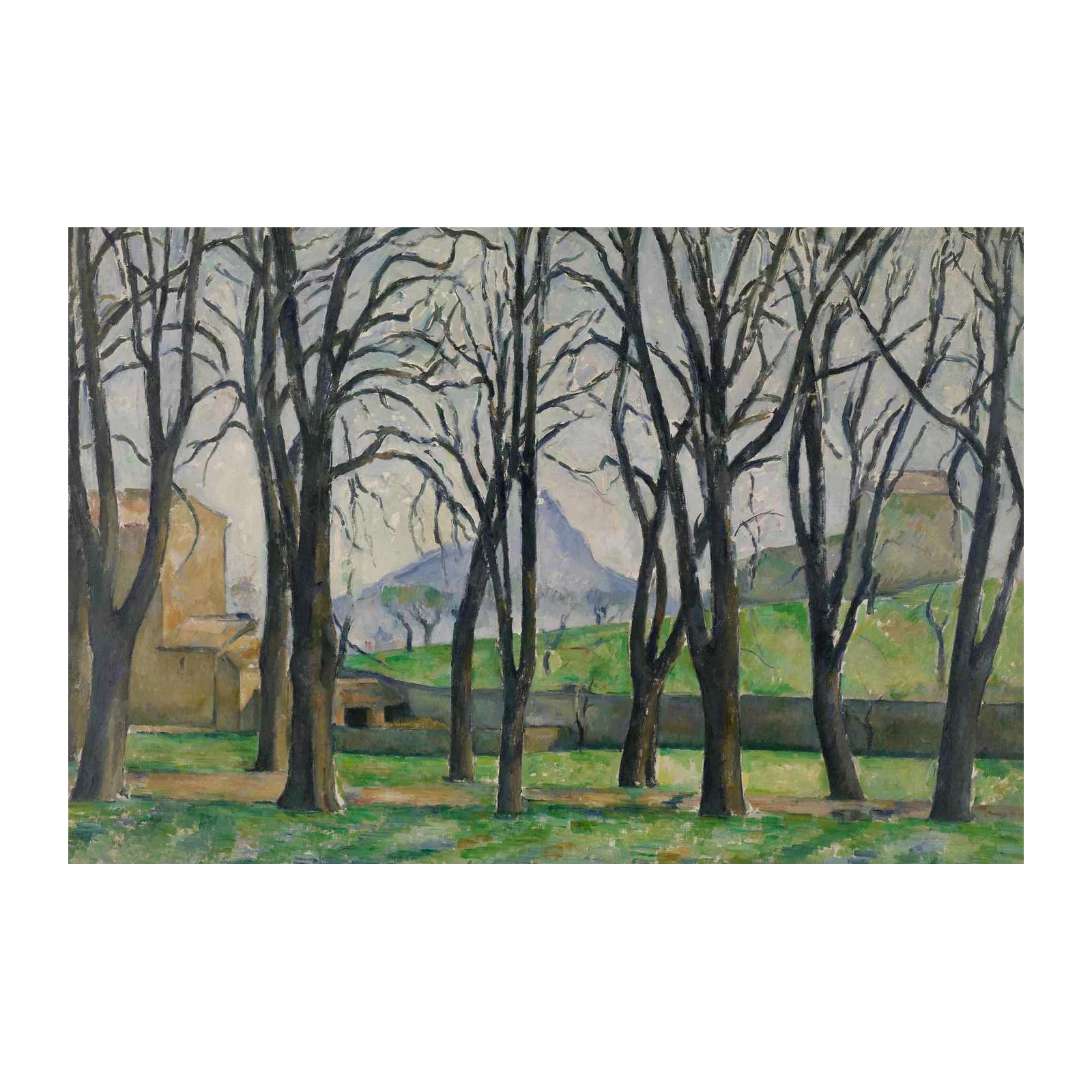 Vintage Trees Landscape Wall Art for Home Decor