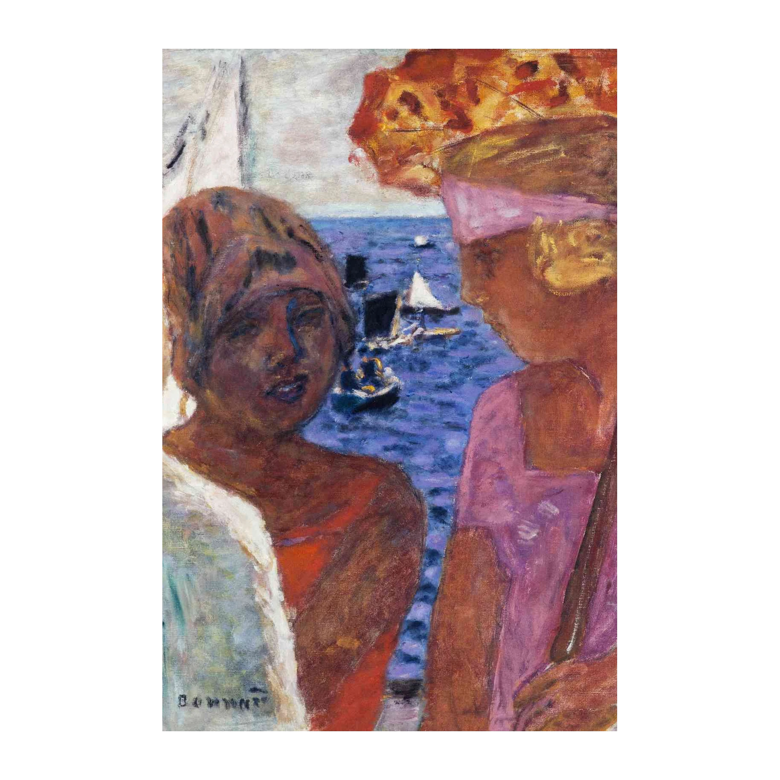 Coastal Serenity Figures Wall Art