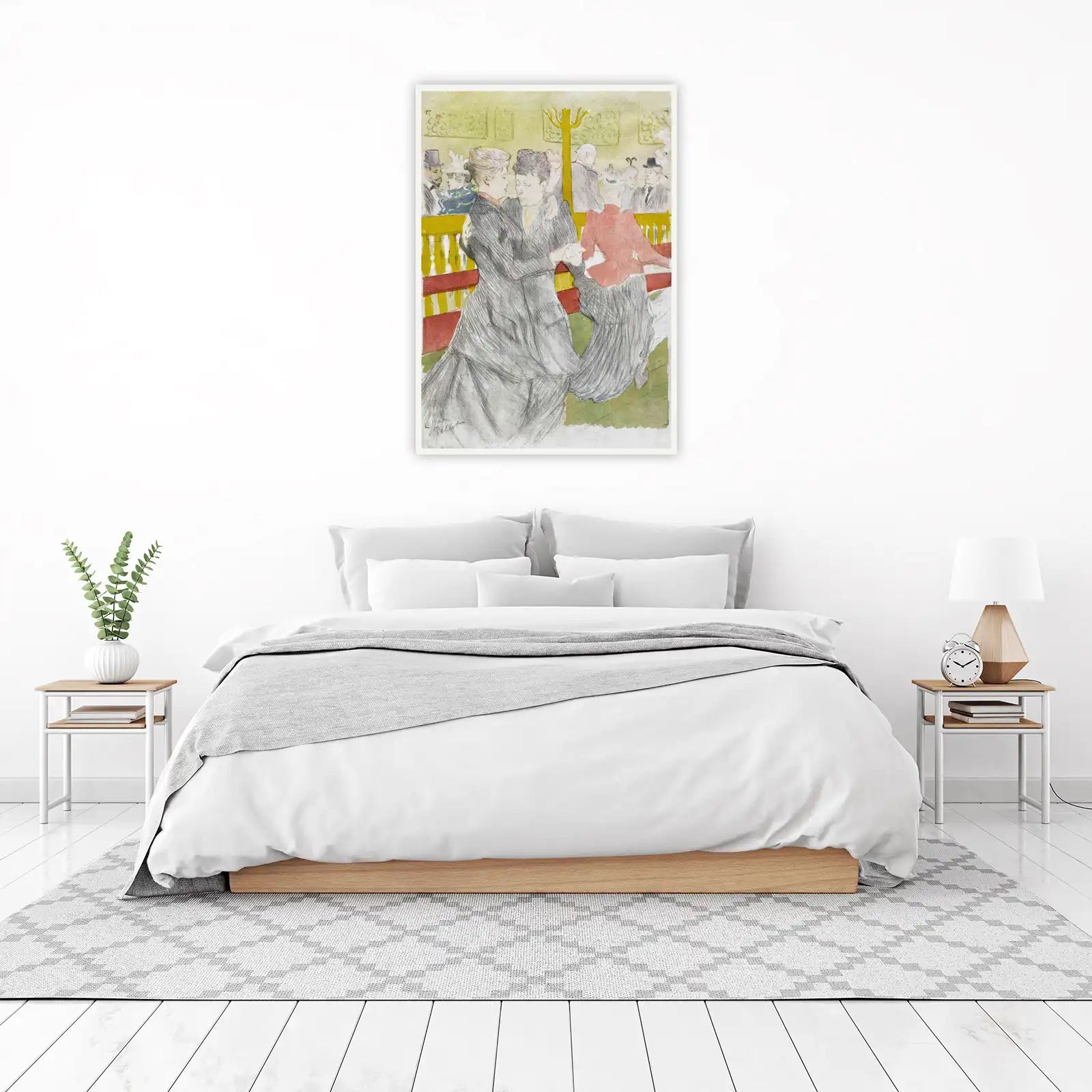 Dancing Couple Vintage Art Wall Art