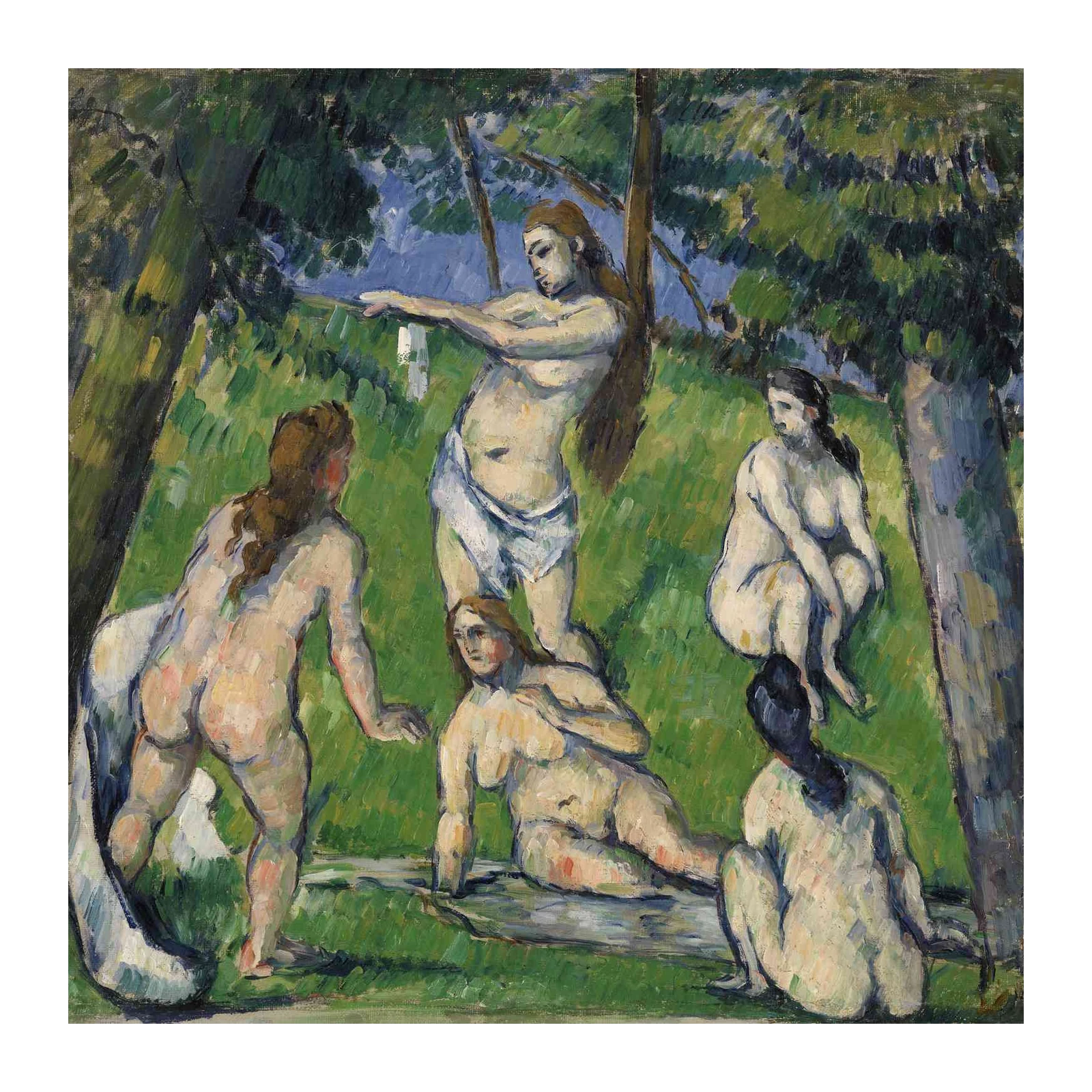 Classical Nude Figures in Nature Wall Art