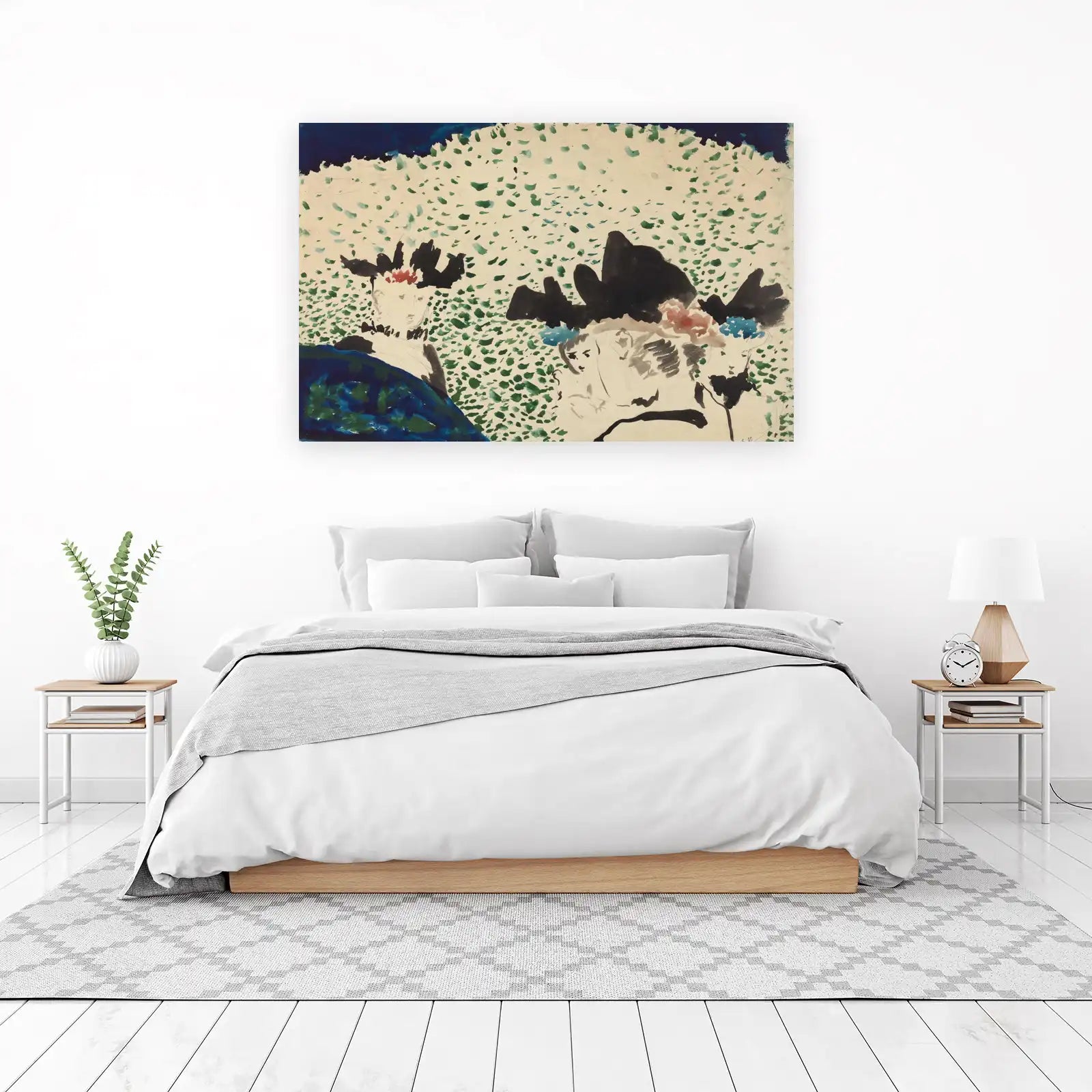 Impressionist Women Hats Wall Art | Modern Wall Art