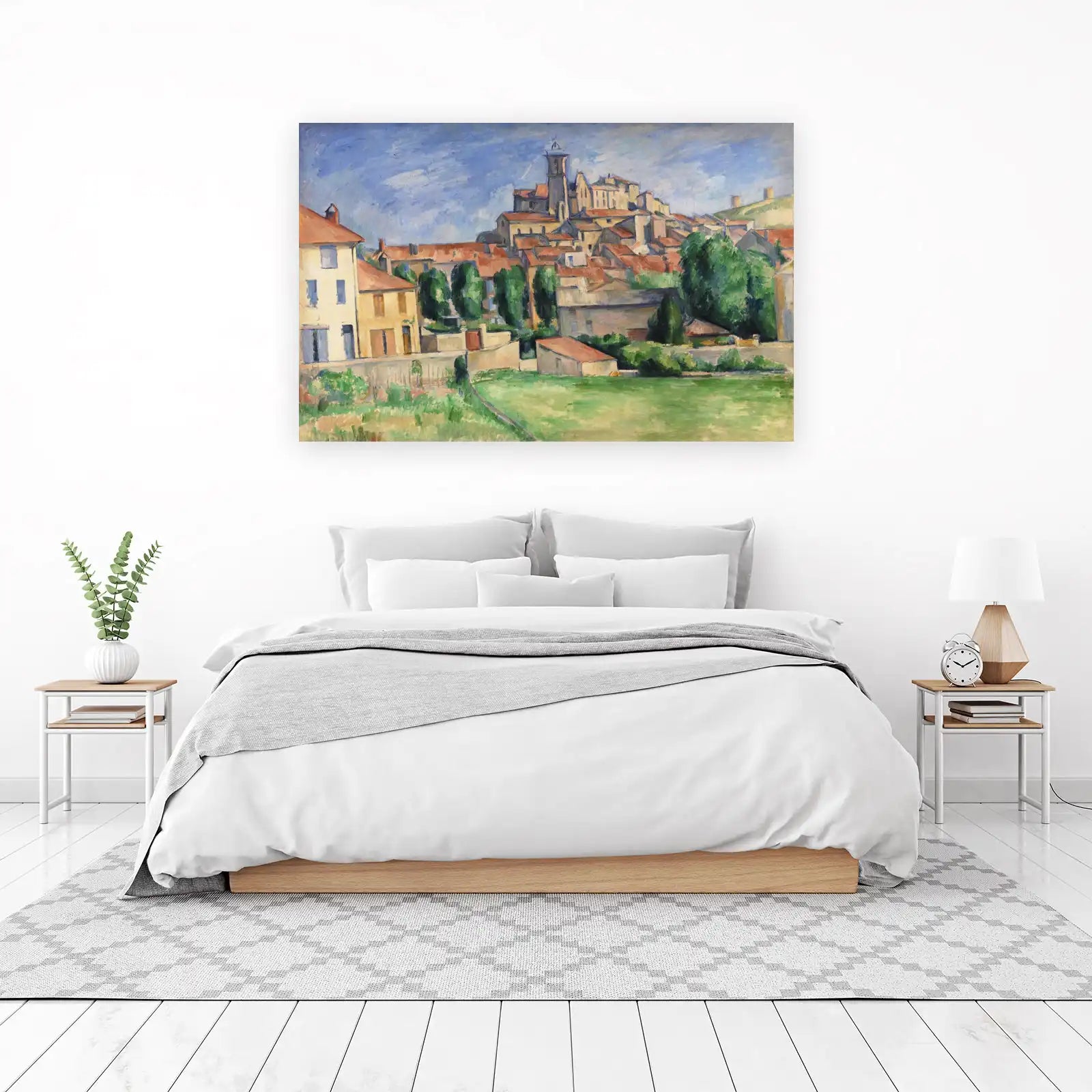 Village Landscape Post-Impressionist Wall Art
