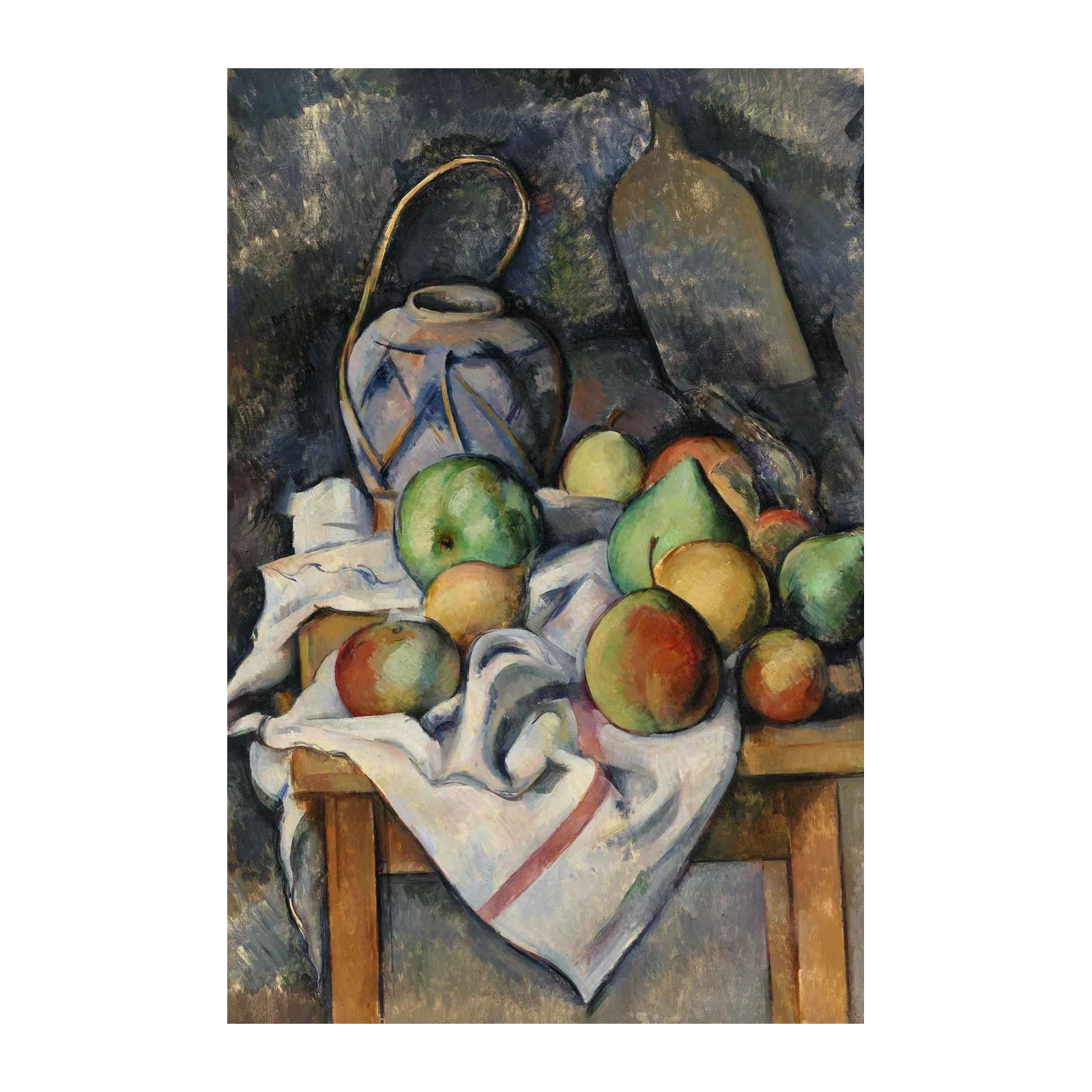 Vase and Fruit Still Life Wall Art