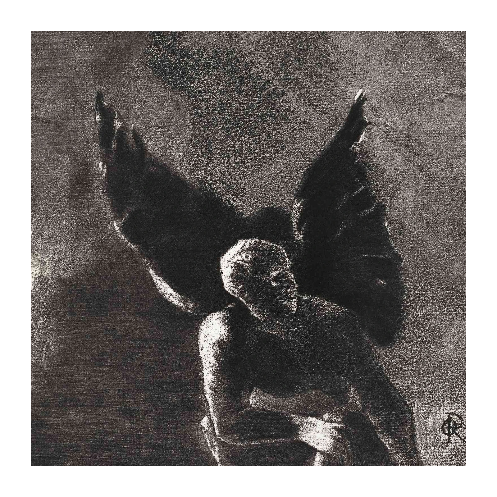 Mysterious Angel Dark Art Wall Art