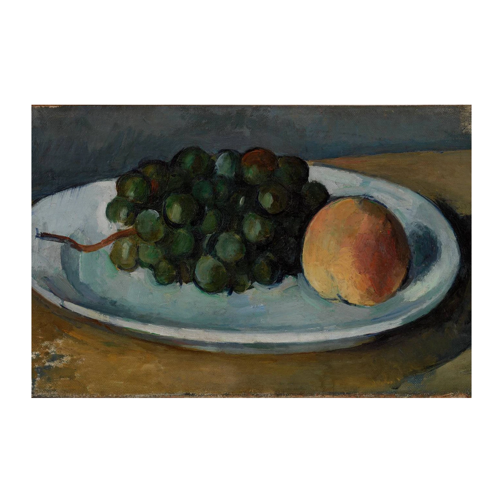 Still Life Grapes and Peach Wall Art