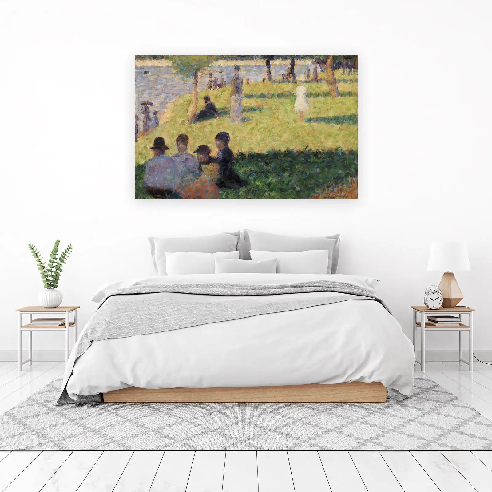 Impressionist Riverside Picnic Wall Art