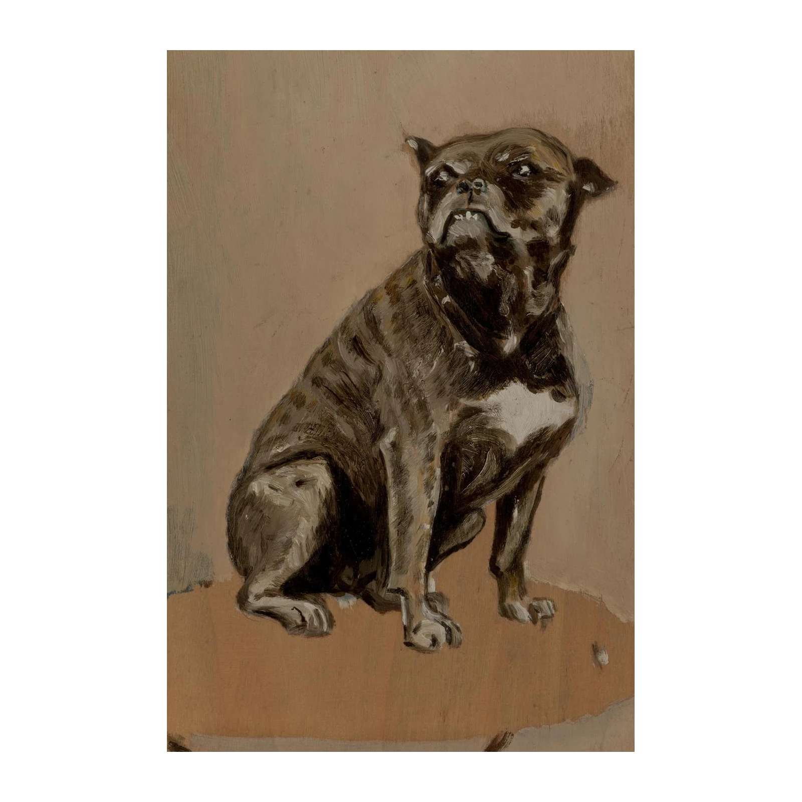 Charming Brindle French Bulldog Wall Art