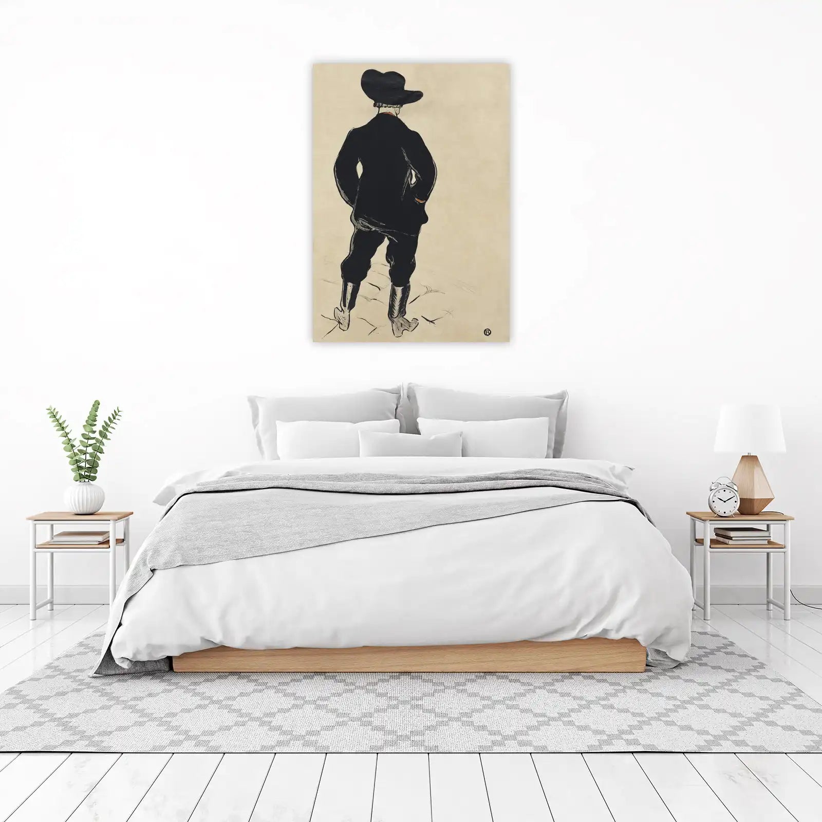 Vintage Gentleman in Hat Wall Art