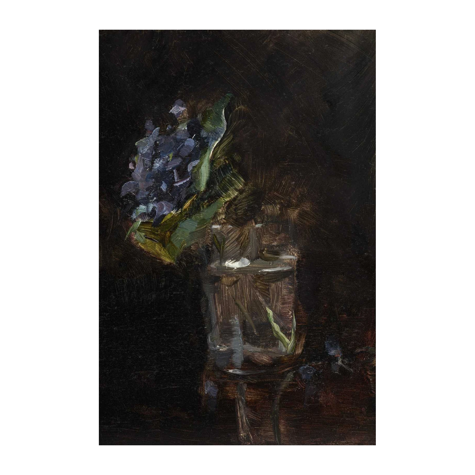 Purple Blooms Still Life Wall Art