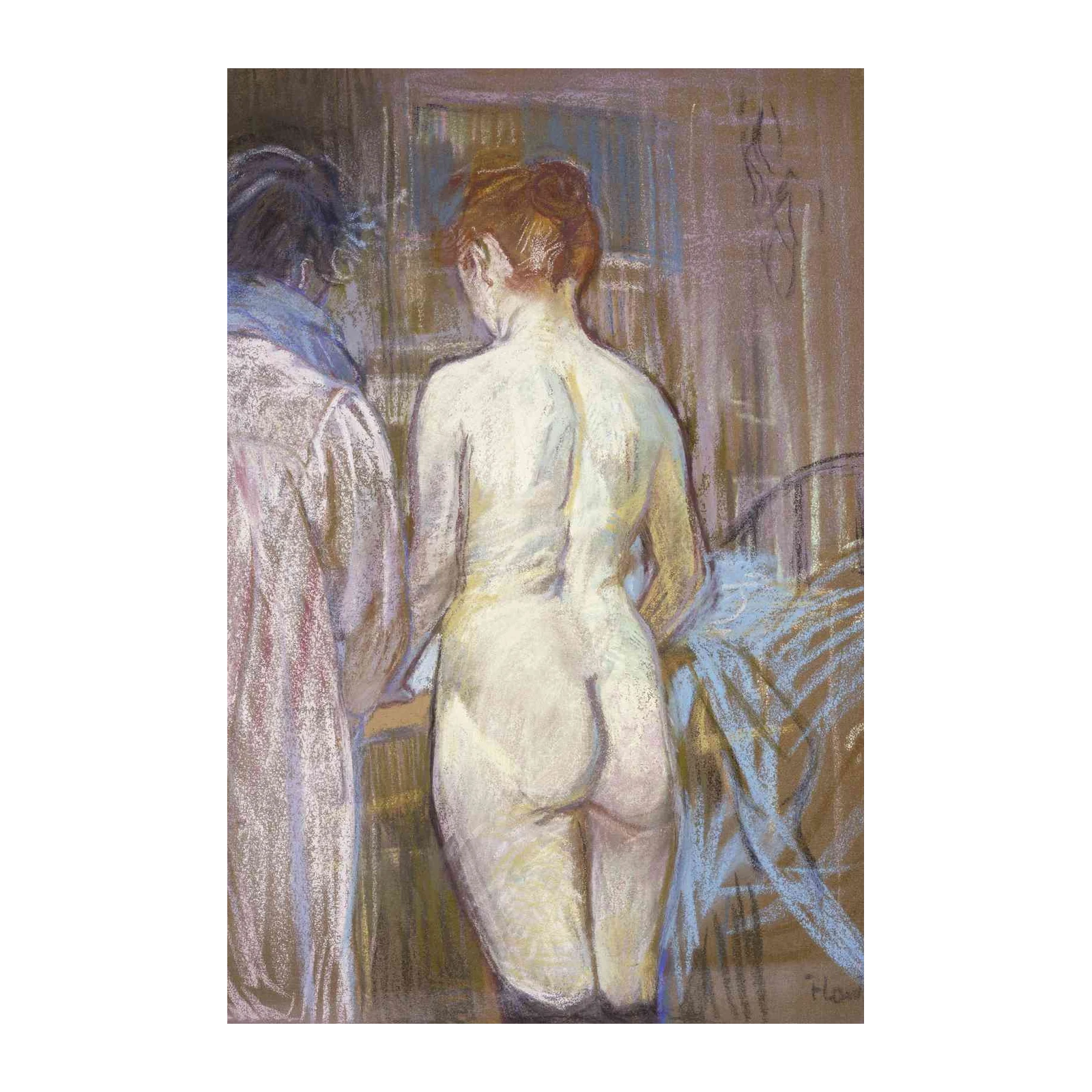Impressionist Nude Duo Wall Art