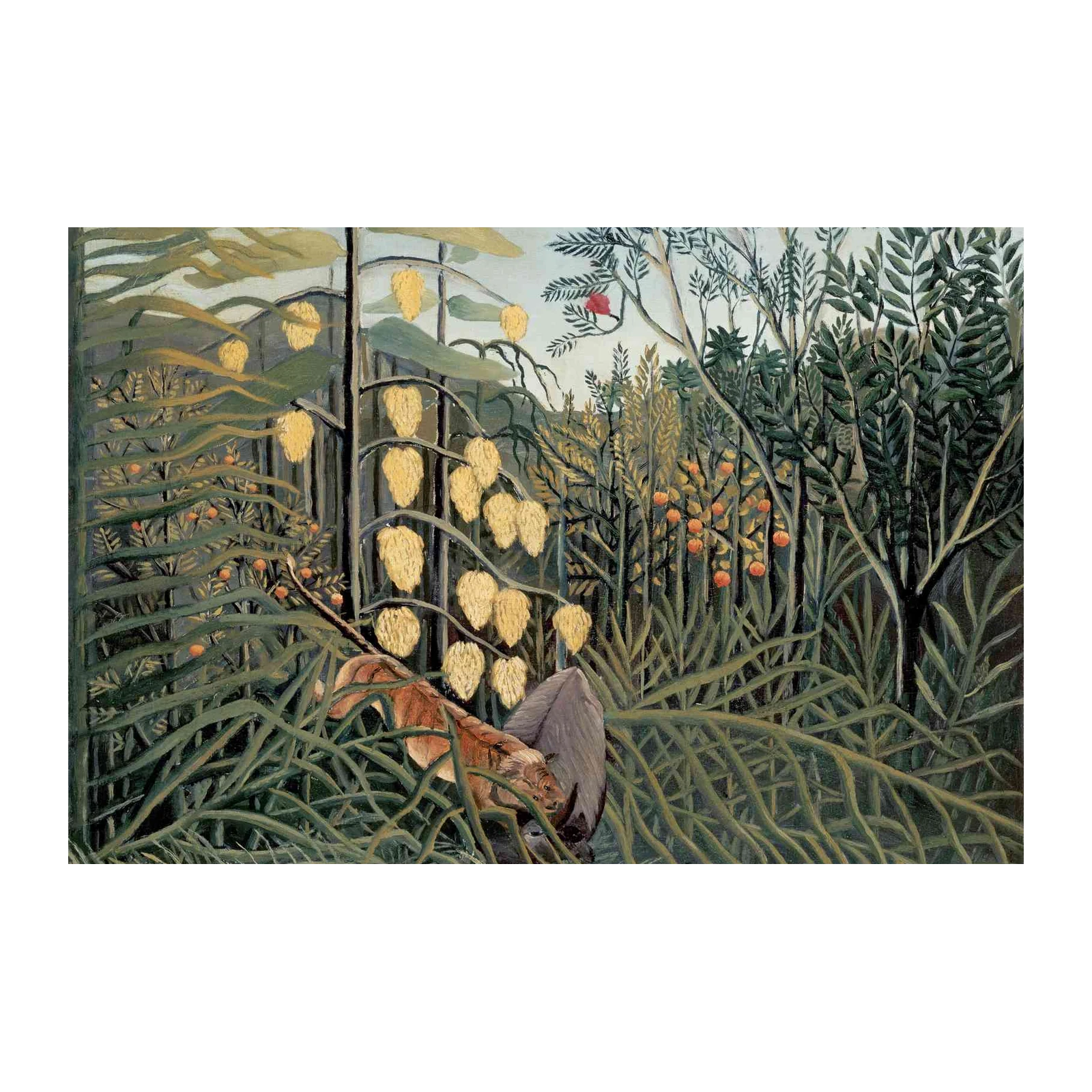 Enchanting Jungle Scene "The Sleeping Gypsy" Wall Art
