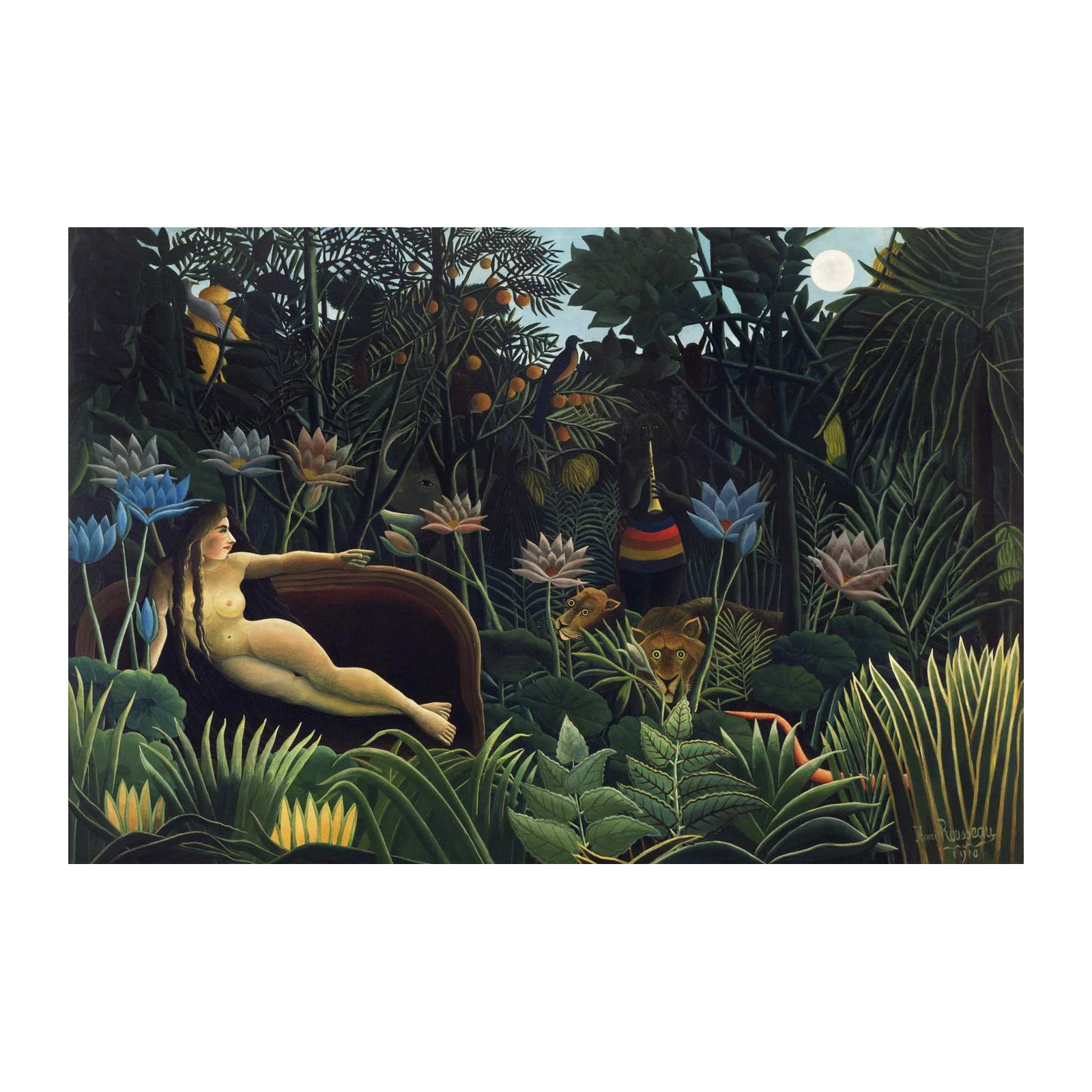 The Sleeping Gypsy Jungle Wall Art Wall Art