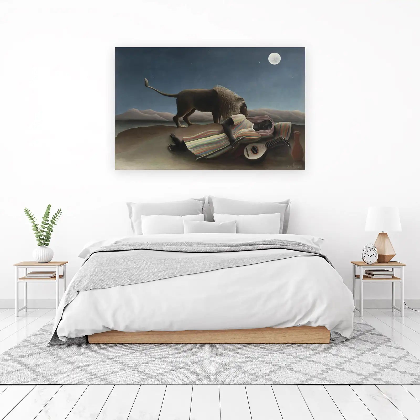 The Sleeping Gypsy Henri Rousseau Wall Art