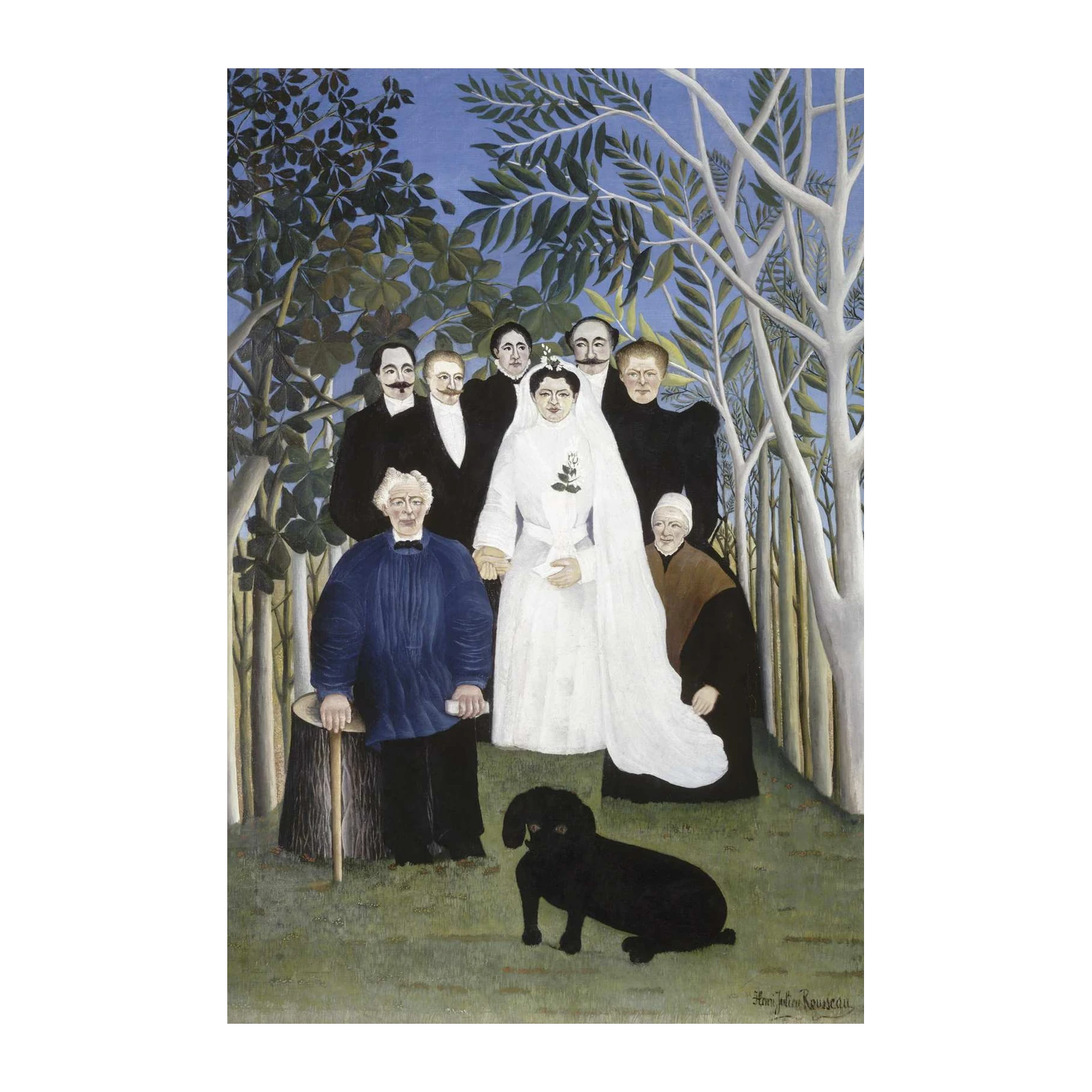 The Wedding Family Forest Wall Art