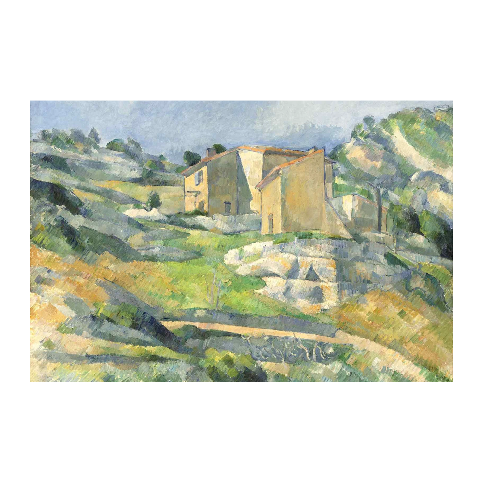 Impressionist Landscape House Wall Art