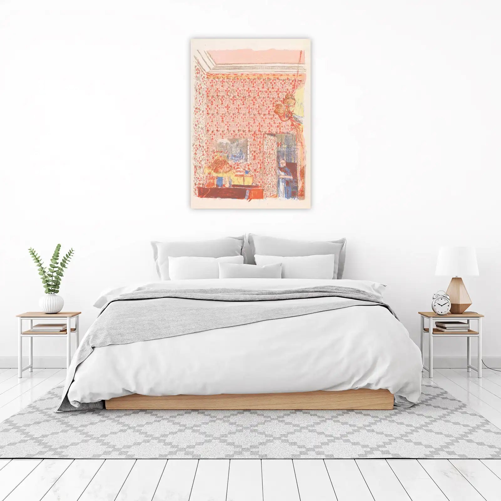 Vintage Floral Interior Wall Art