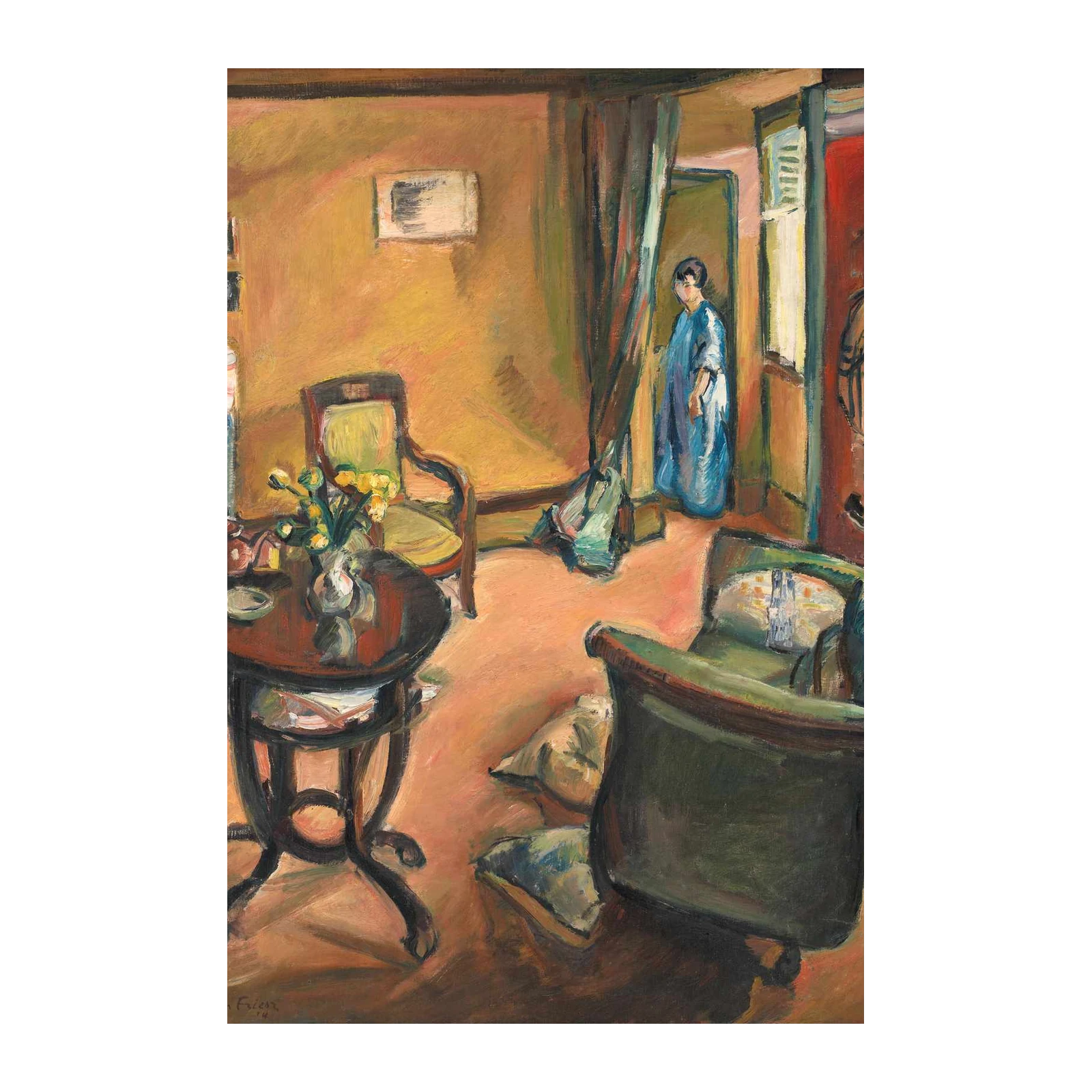 Vintage Interior Scene Wall Art