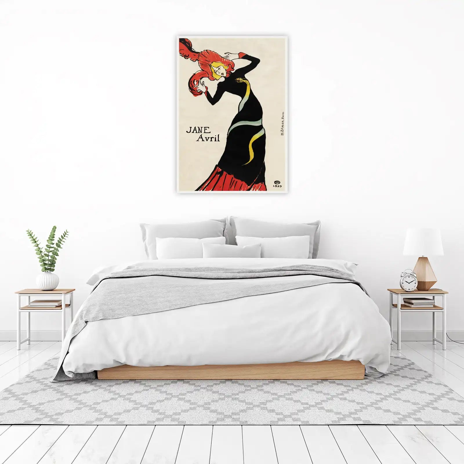 Jane Avril Art Nouveau Poster Wall Art