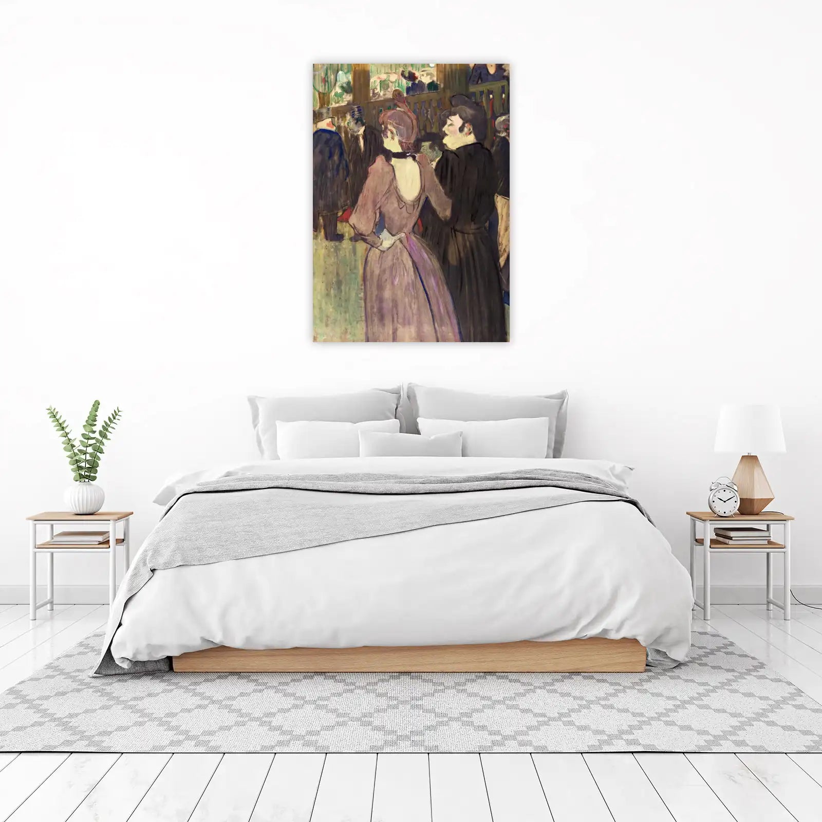Elegant Parisian Night Scene Wall Art