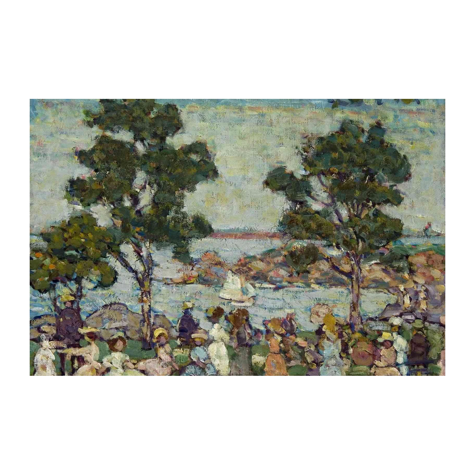 Impressionist Garden Gathering Wall Art