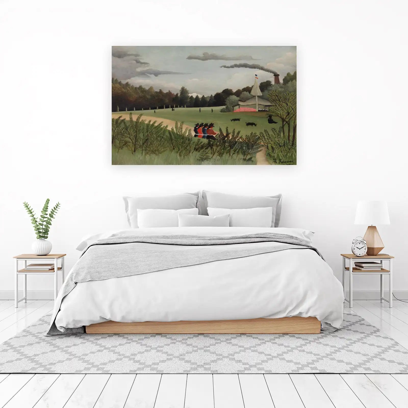 Rousseau's Pastoral Landscape Wall Art