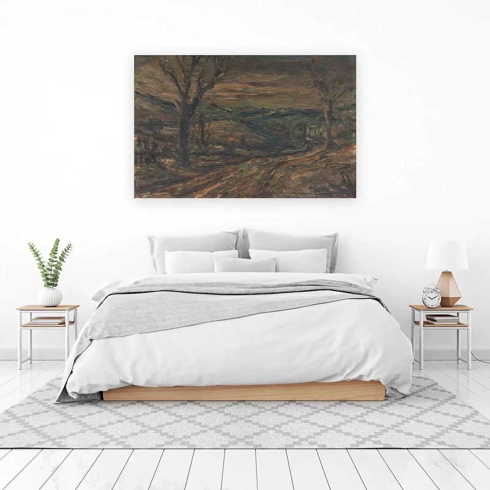 Moody Landscape Trees Wall Art