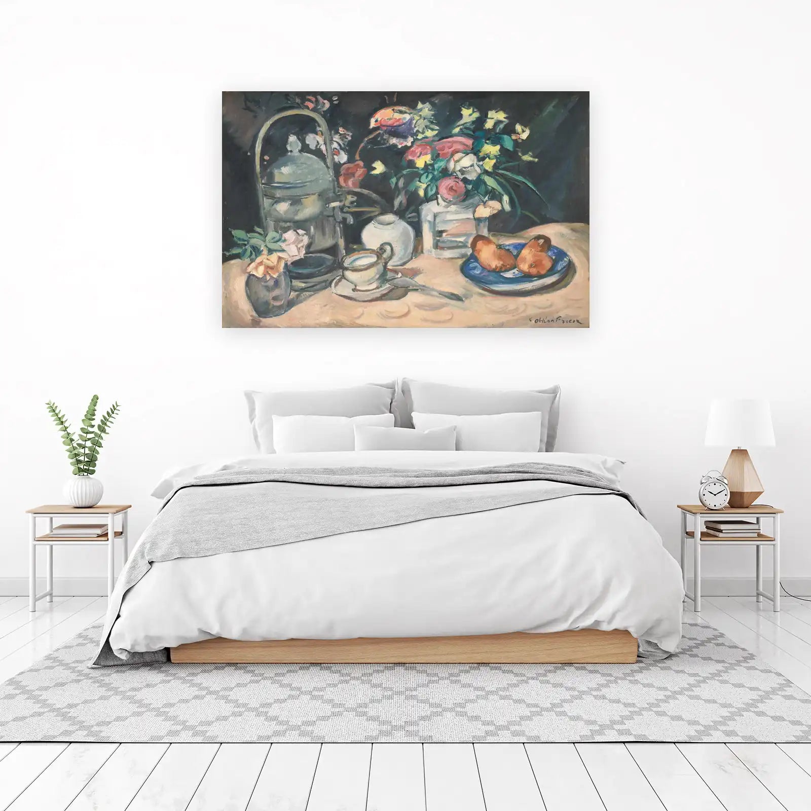 Vibrant Still Life with Pears Wall Art