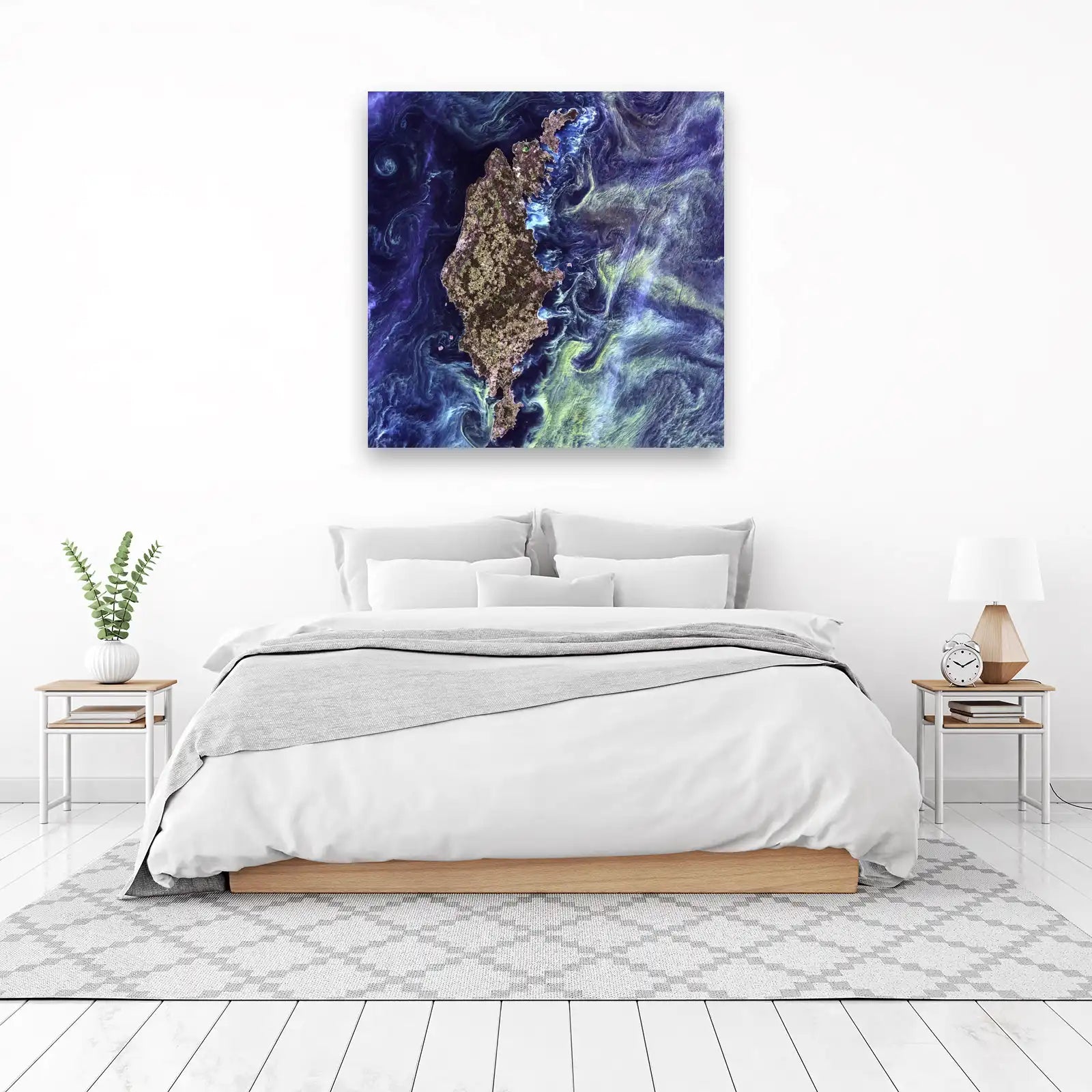 Ocean Currents Satellite Art Wall Art
