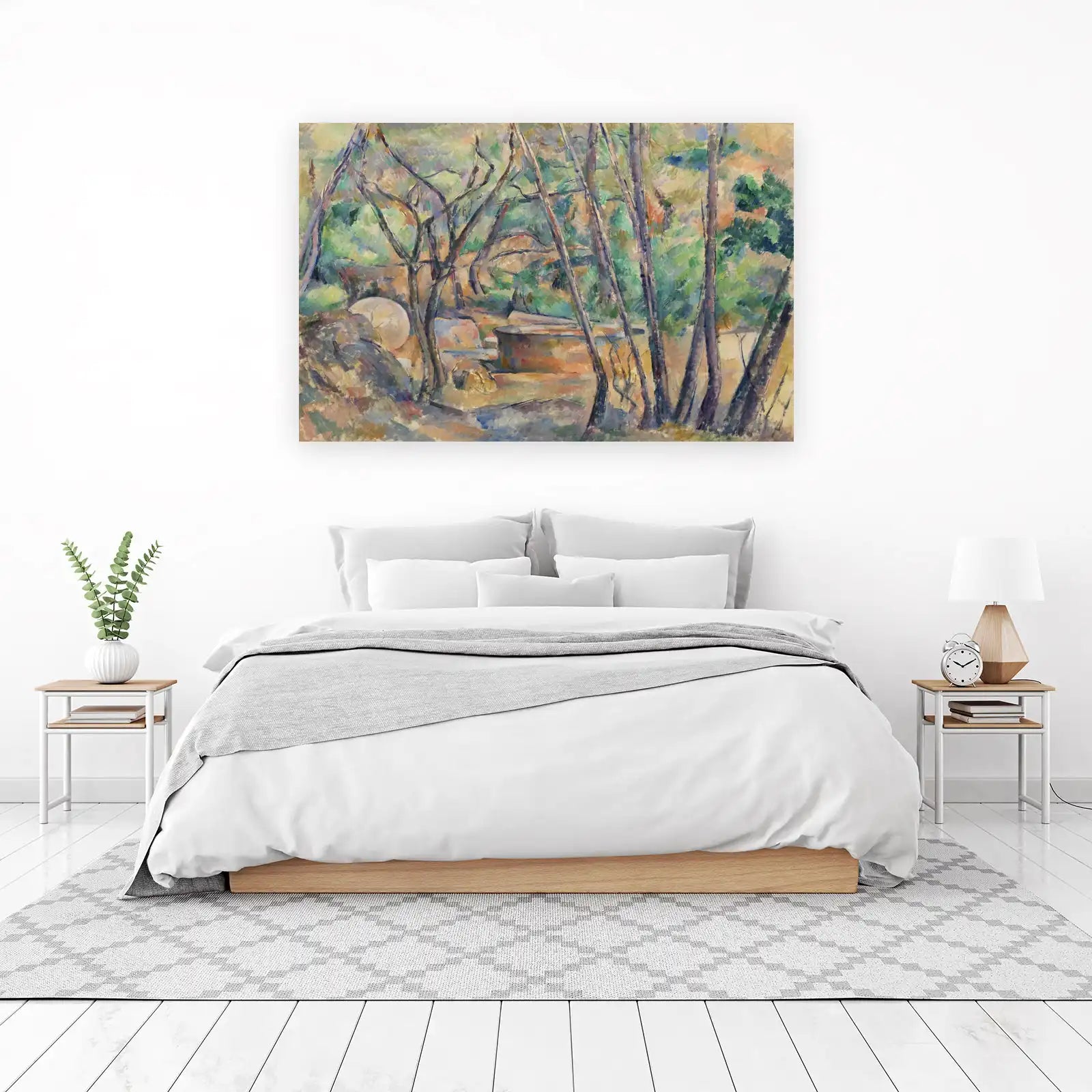Impressionist Forest Landscape Wall Art