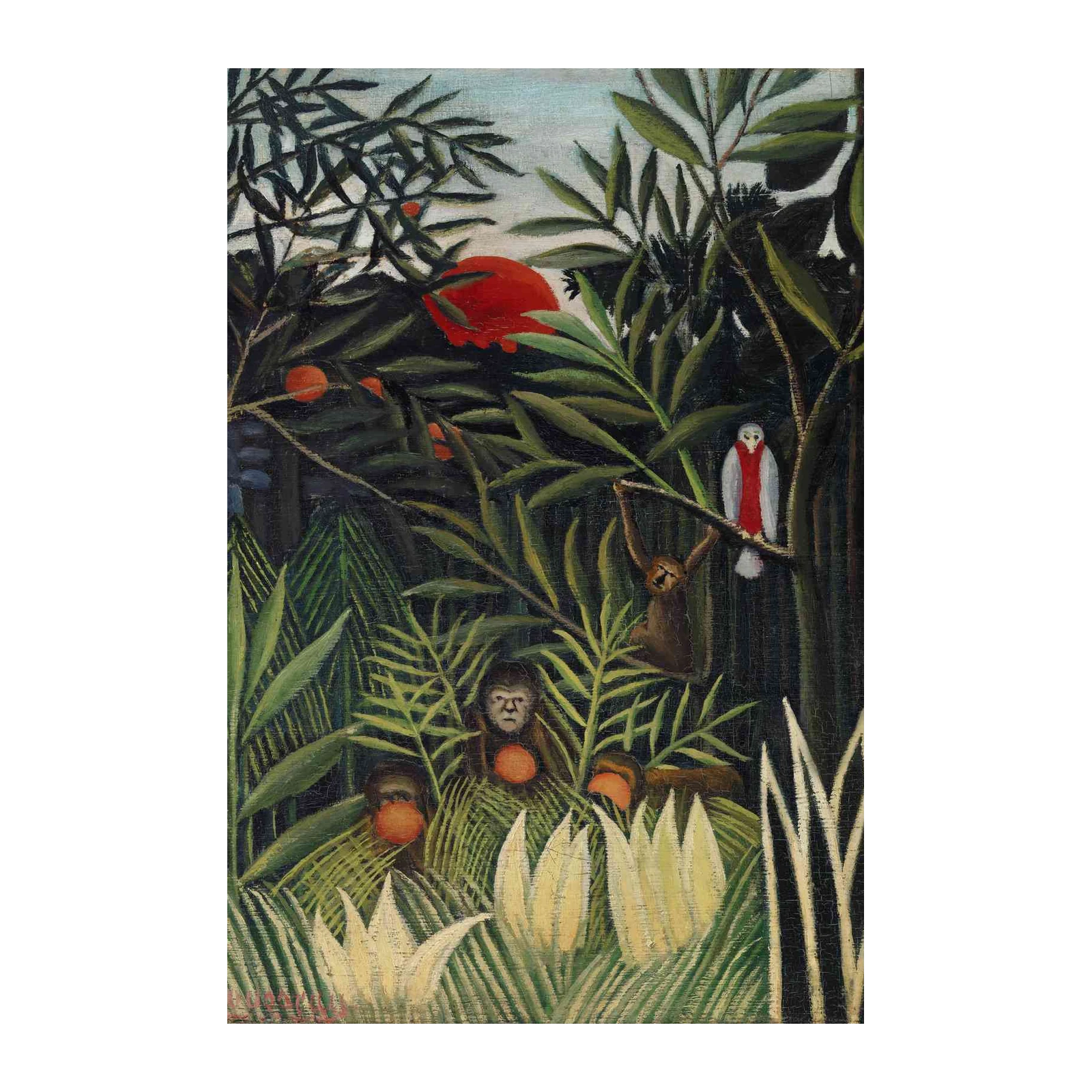 Enchanting Jungle Scene Wall Art