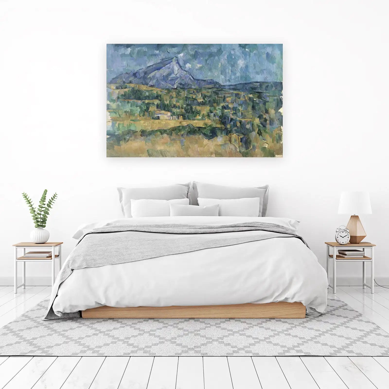 Post-Impressionist Mountain Landscape Wall Art