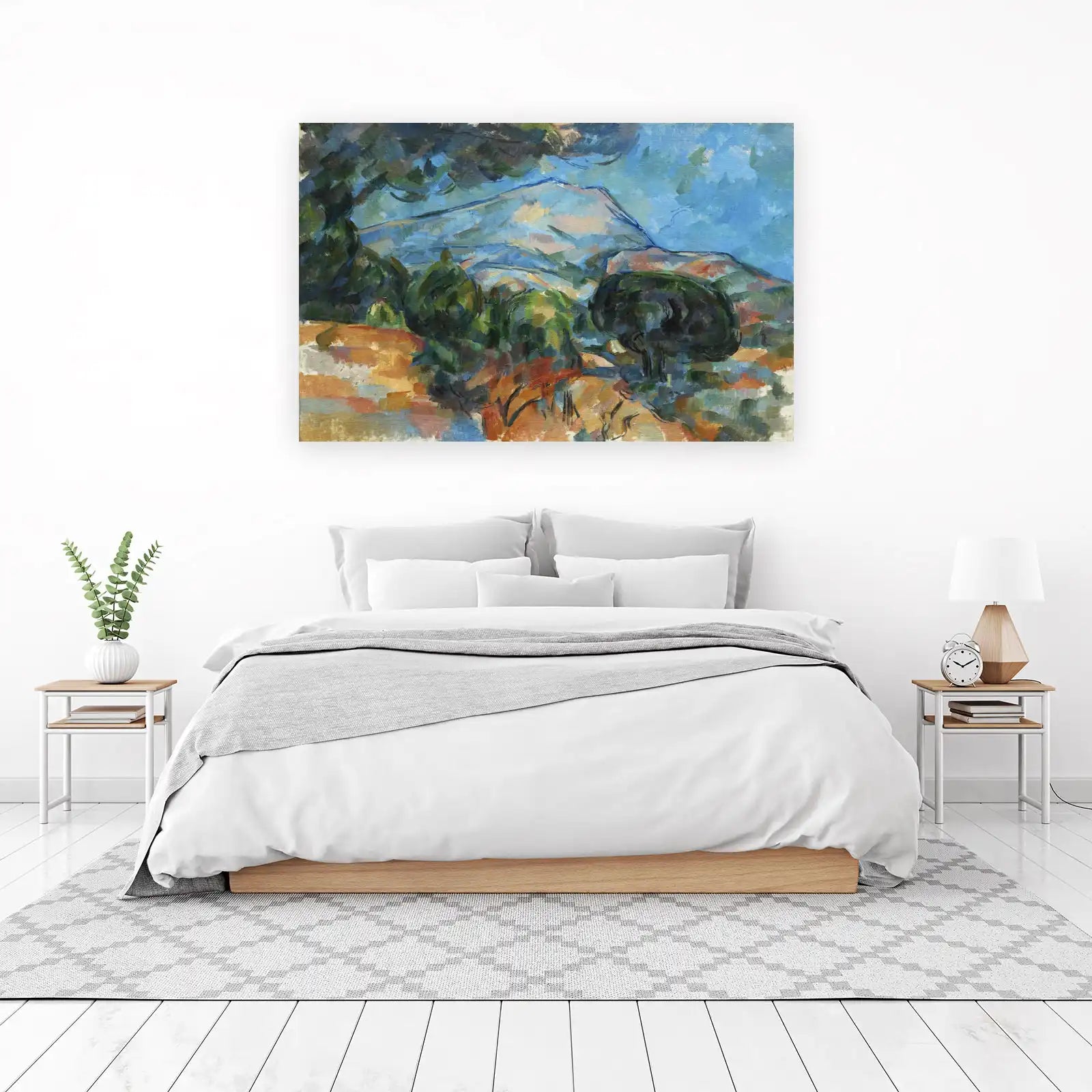 Mont Sainte-Victoire Landscape Oil Painting Wall Art