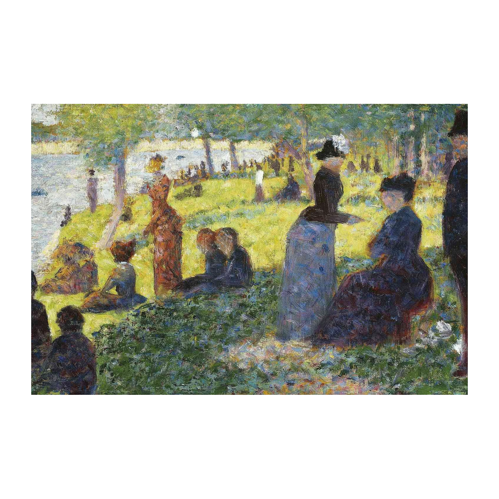 Impressionist Park Scene Wall Art