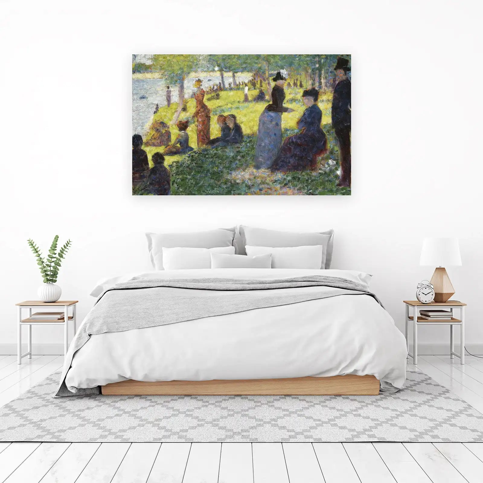 Impressionist Park Scene Wall Art