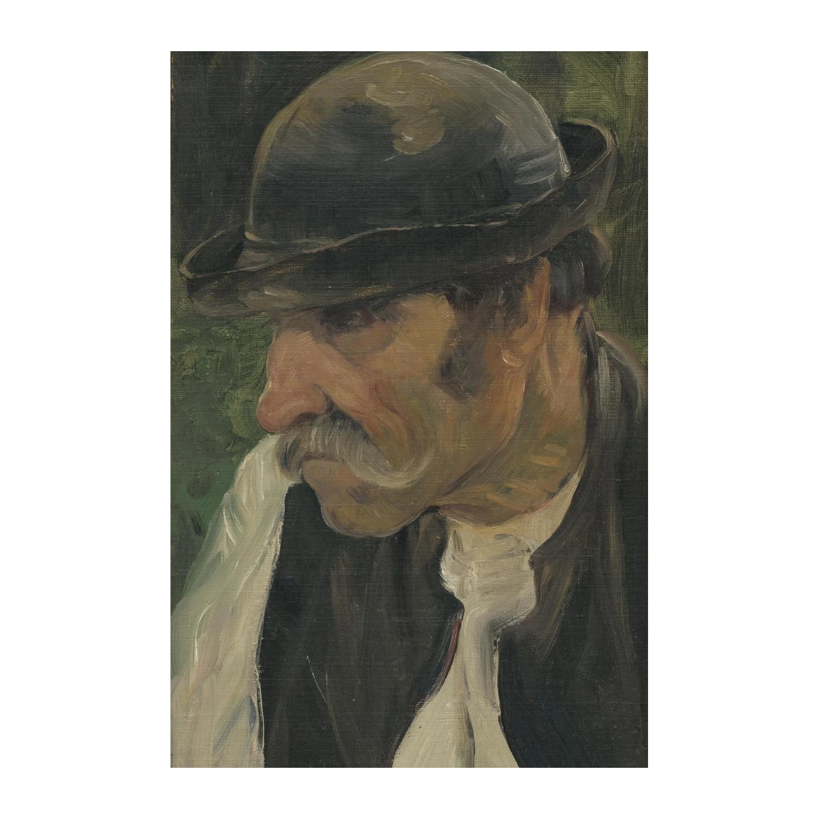 Intriguing Gentleman Portrait Wall Art
