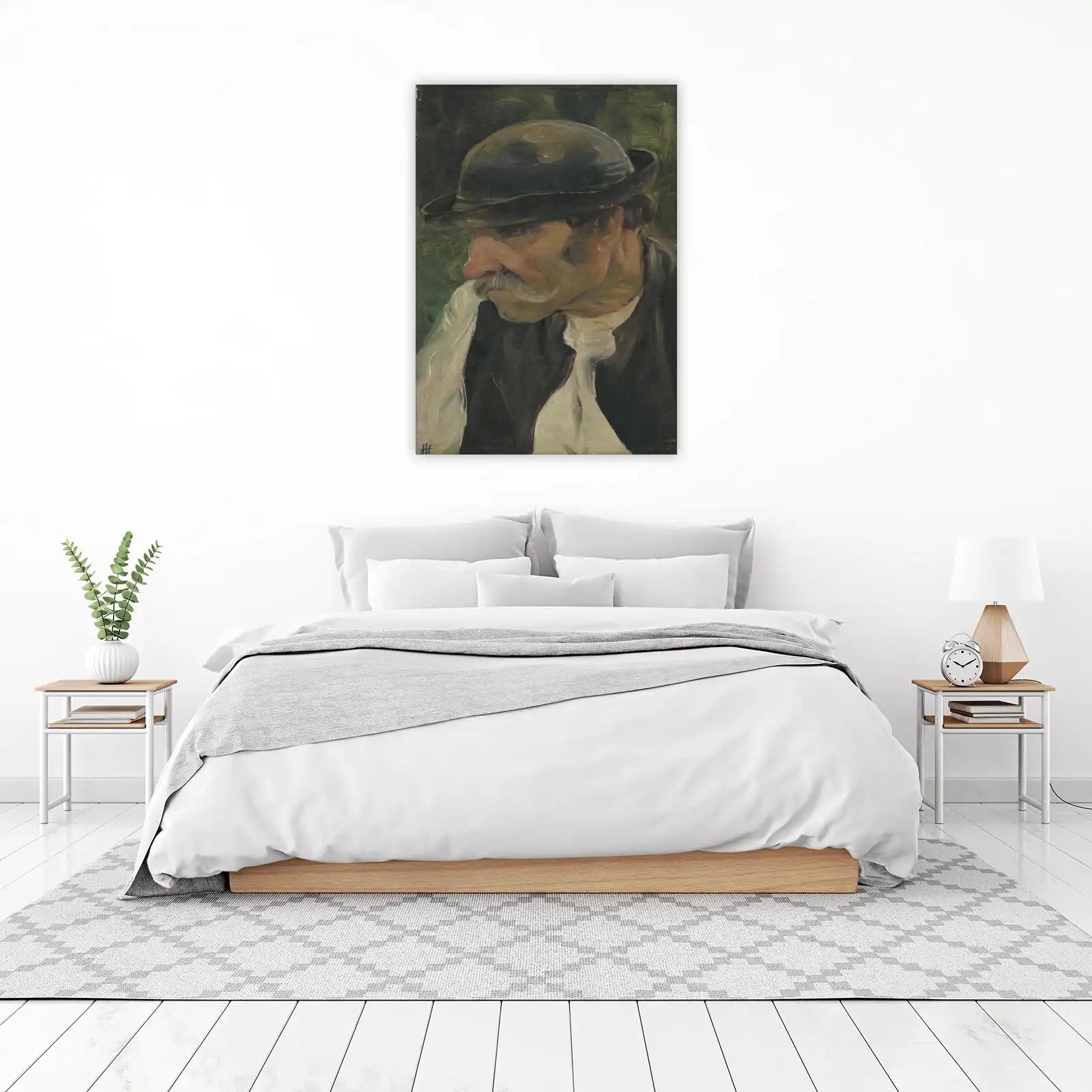 Intriguing Gentleman Portrait Wall Art