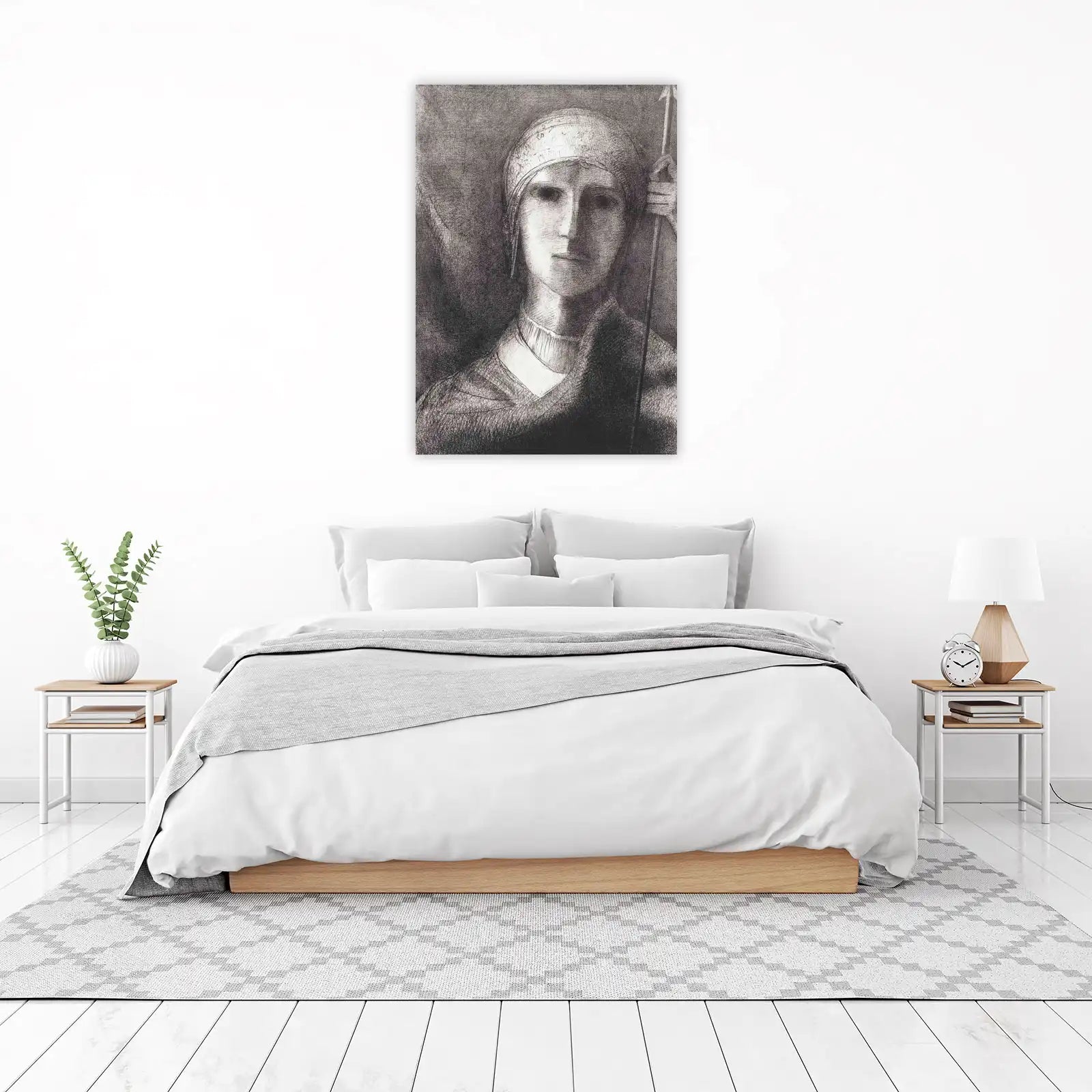 Medieval Warrior Portrait Wall Art