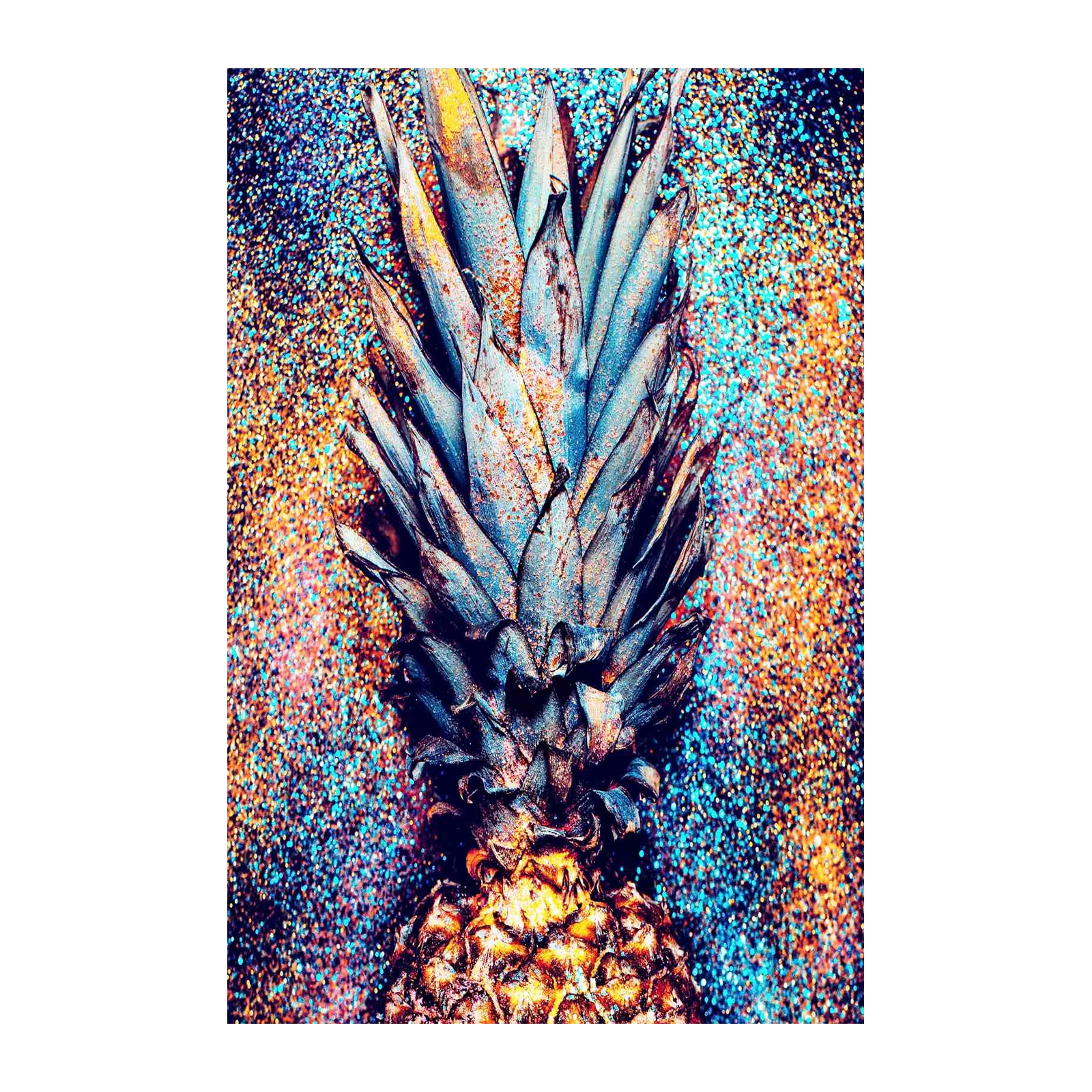 Sparkling Pineapple Pop Art Wall Art