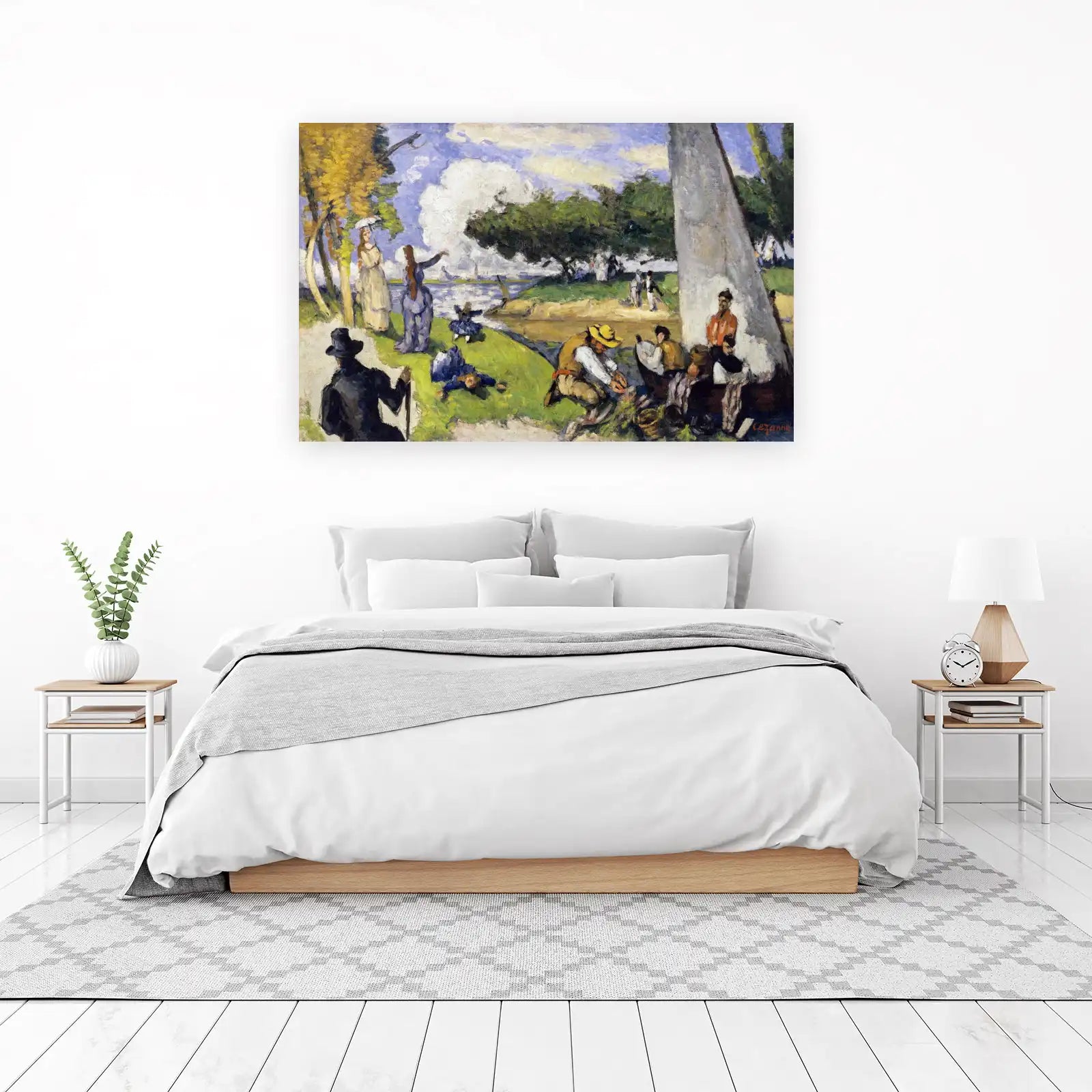 Impressionist River Scene Wall Art
