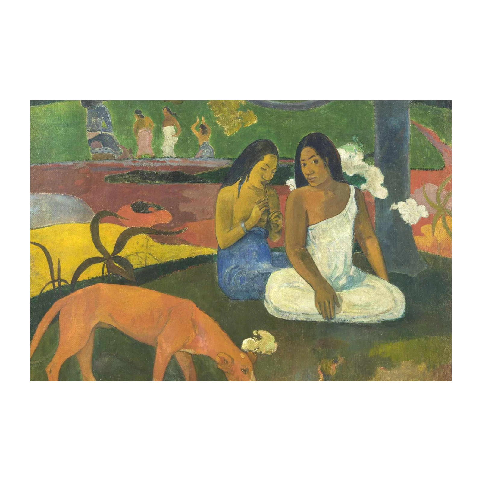 Gauguin "Arearea" Tahitian Women Wall Art