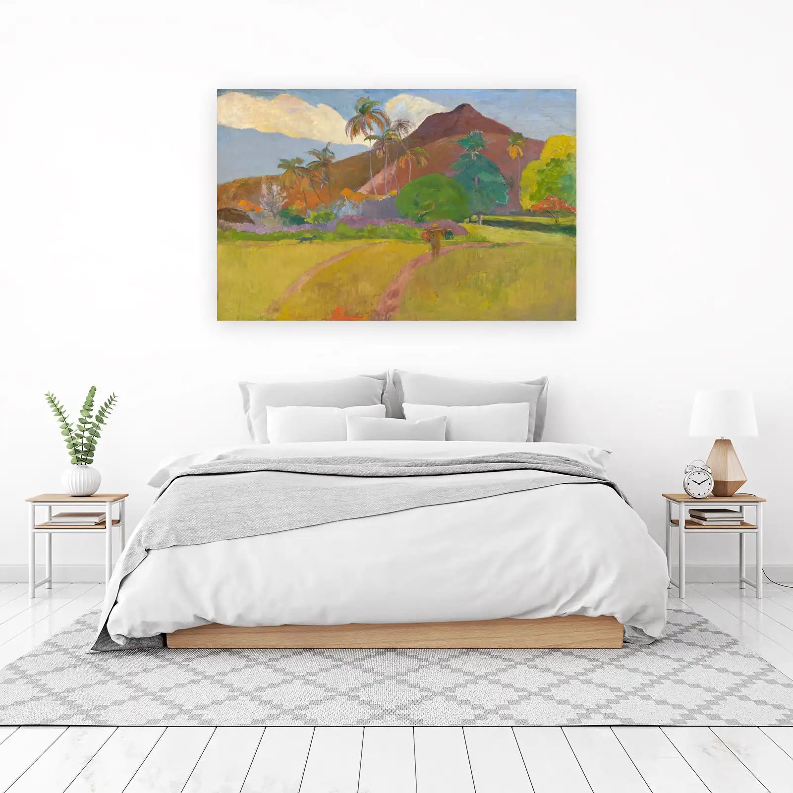 Vibrant Tropical Landscape Wall Art