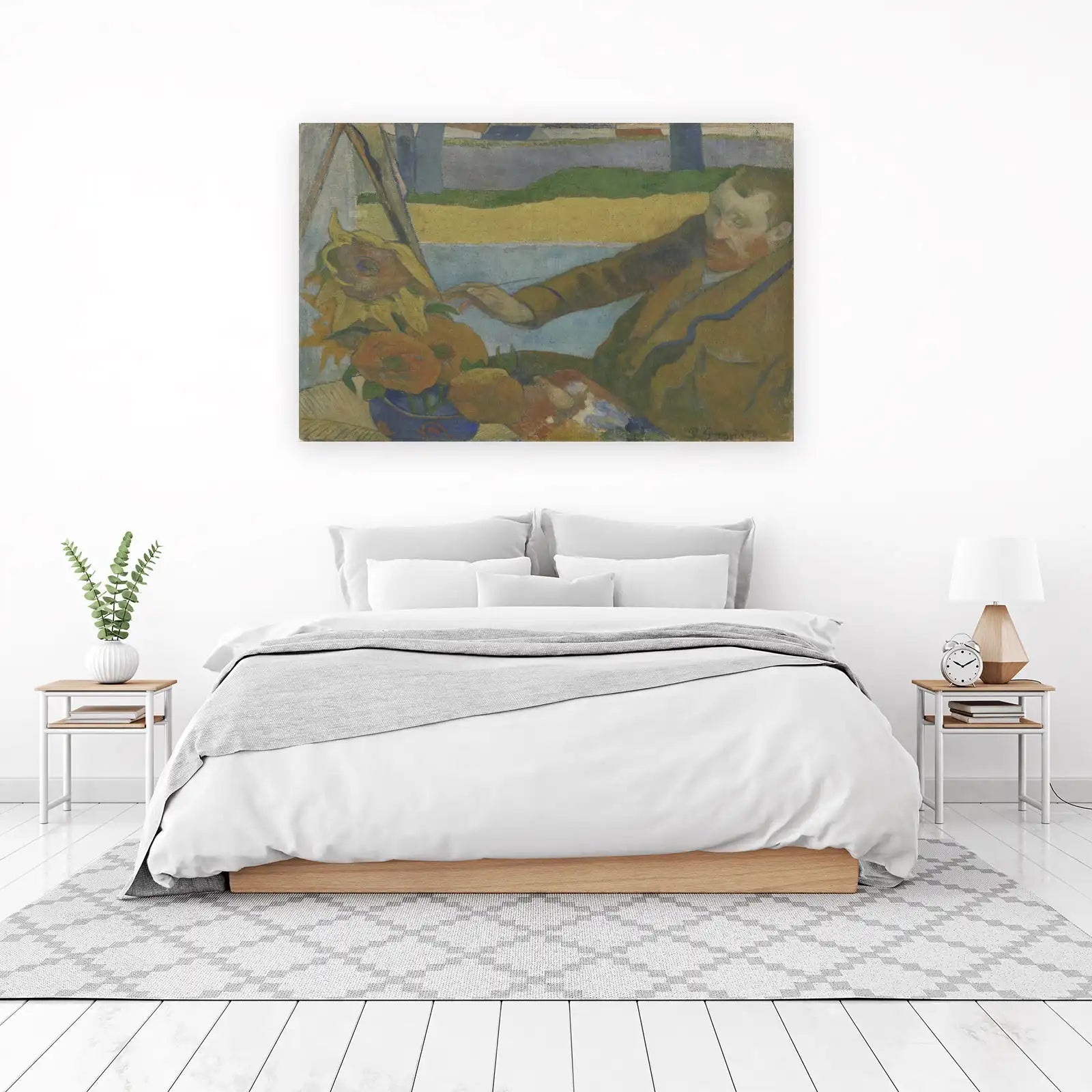 Gauguin's Sunflowers & Artist's Self-Portrait Wall Art
