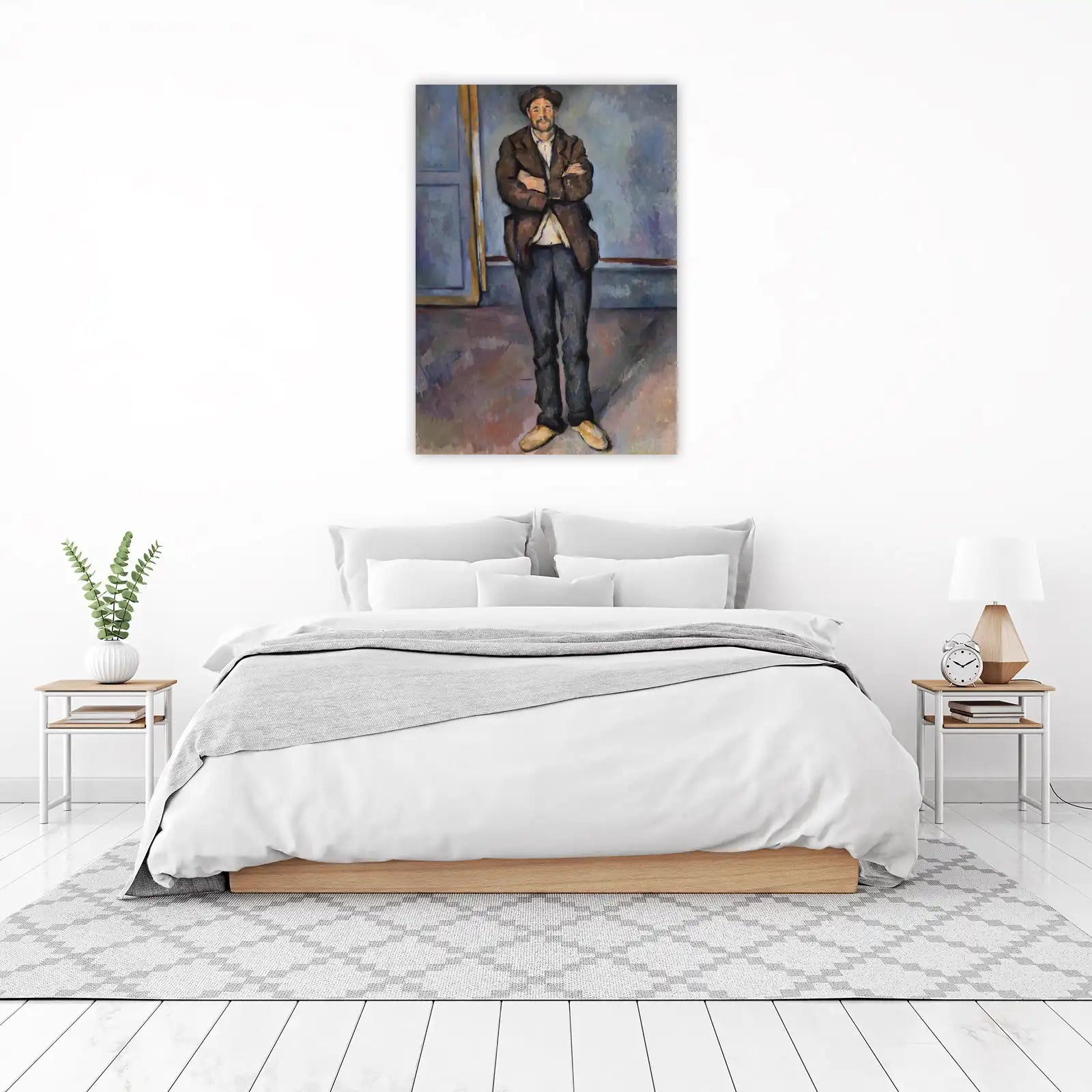 Boy in a Red Vest Portrait Wall Art