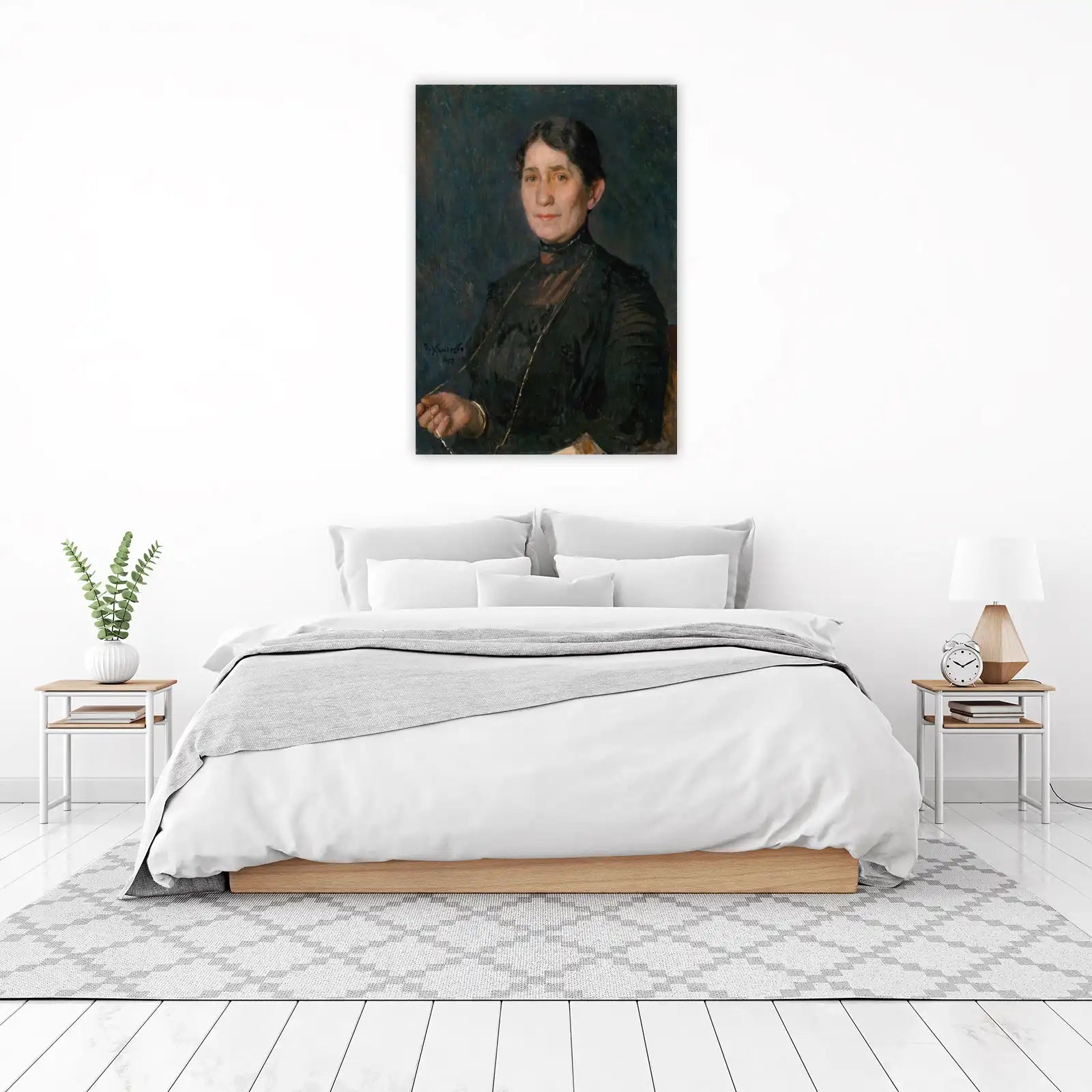 Classic Portrait Woman Wall Art Wall Art